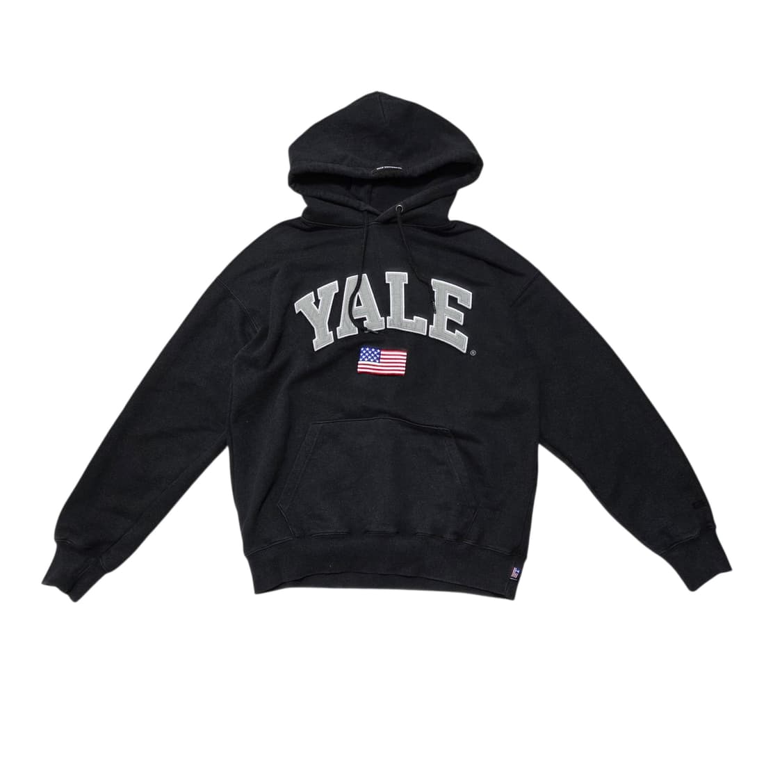 YALE 예일 성조기 빈티지 후드 티셔츠 상품이미지1