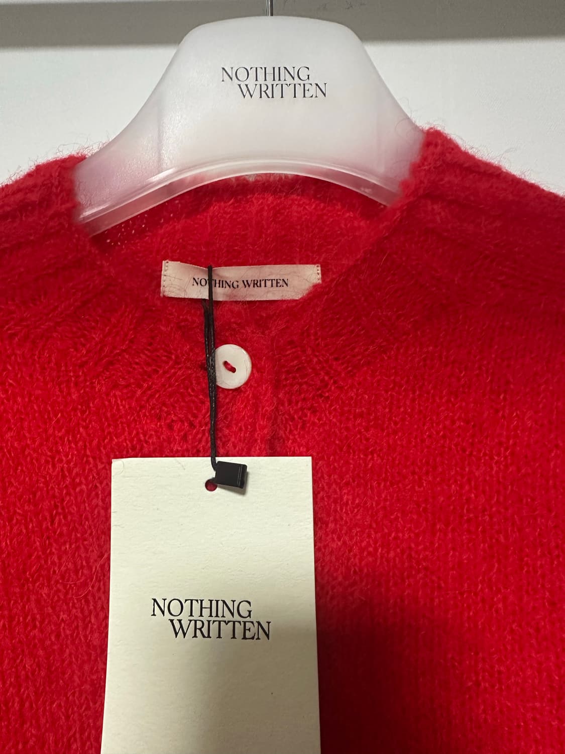 낫띵리튼 alpaca knit cardigan (Red) 상품이미지5