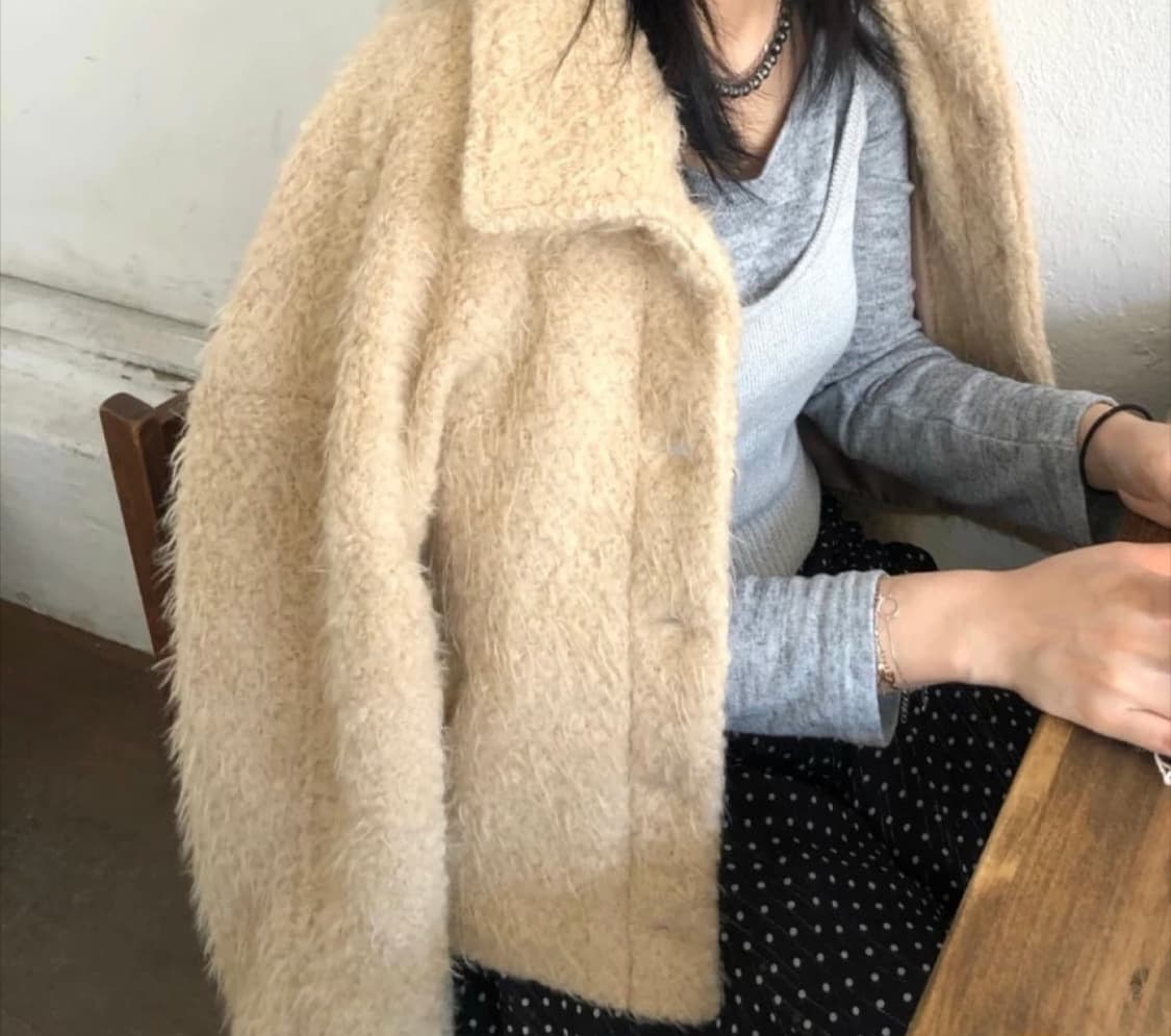 부클 숏코트 상품이미지3