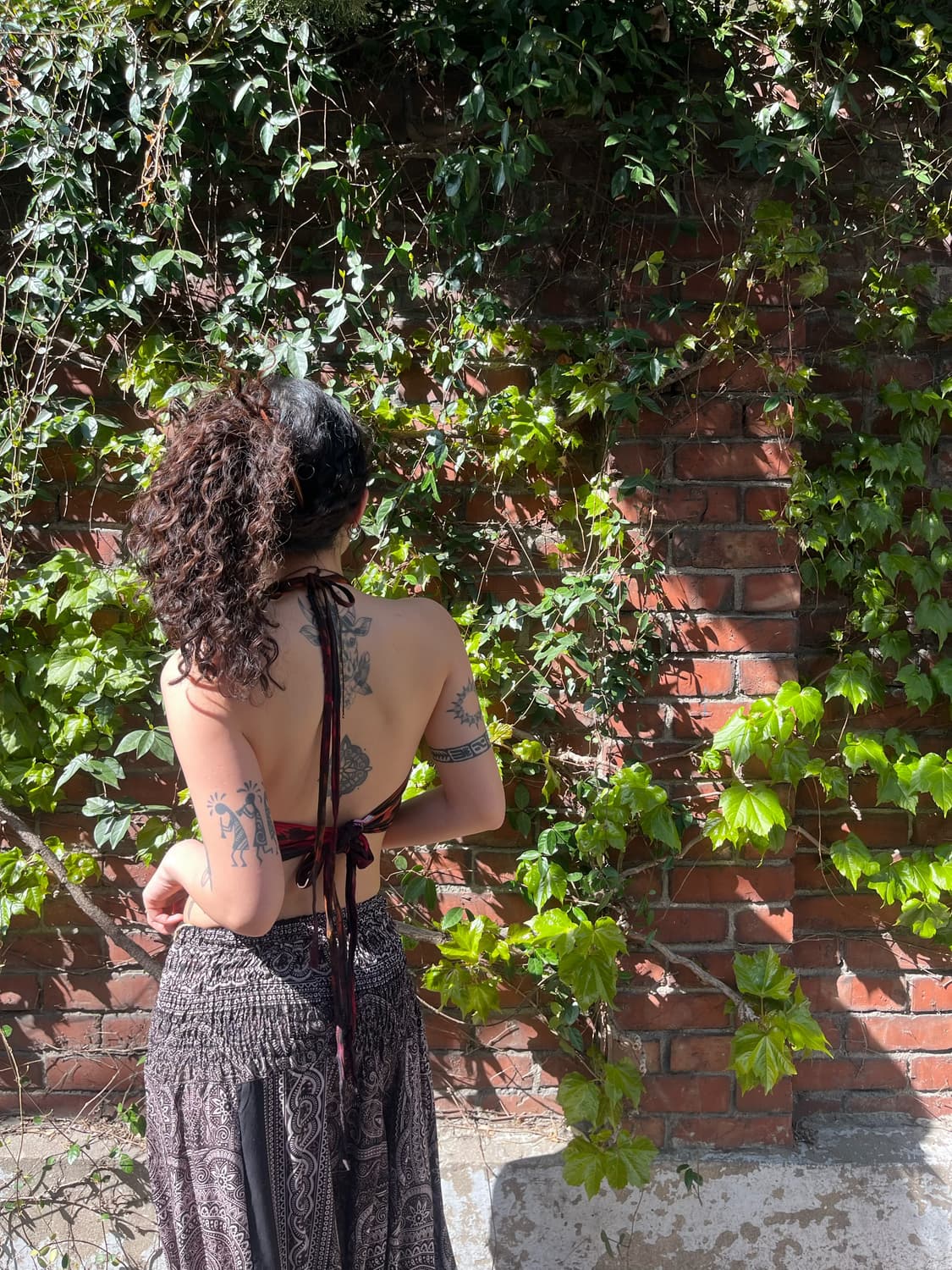 타이다이 트임 홀터넥 상품이미지7