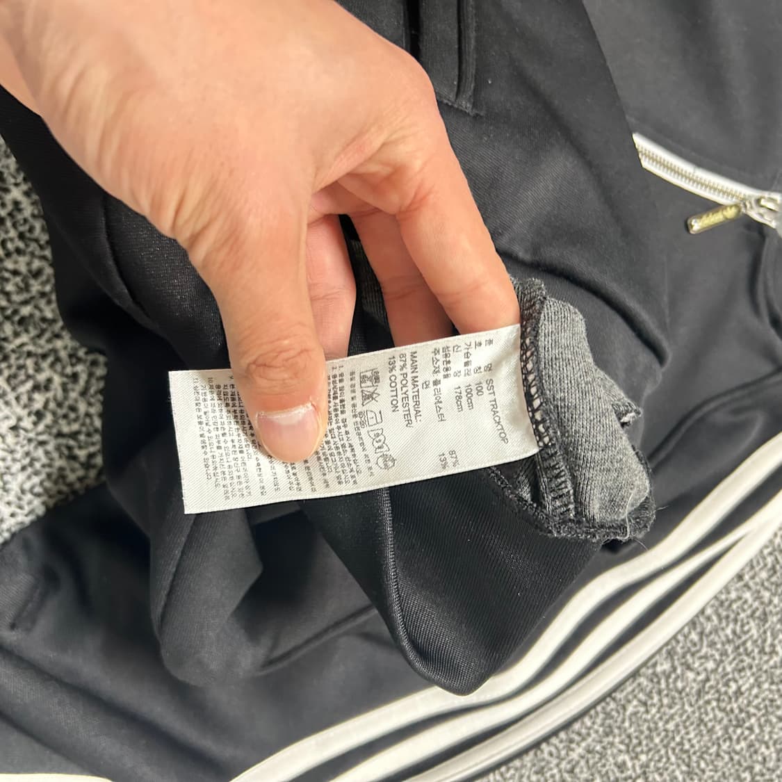 아디다스 블랙 오리지널 트랙탑 져지 상품이미지5