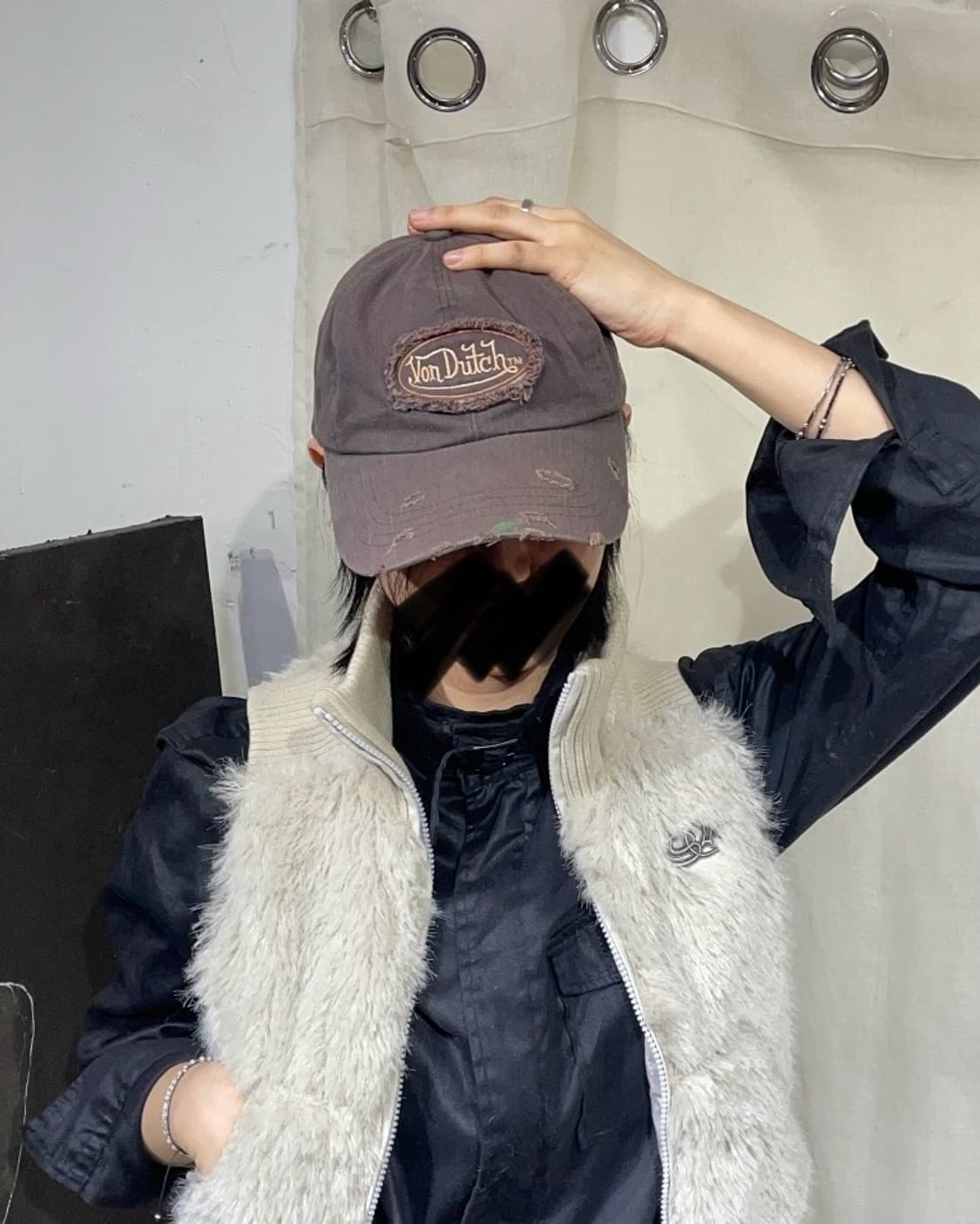 본더치 y2k 볼캡 자수 모자 상품이미지3