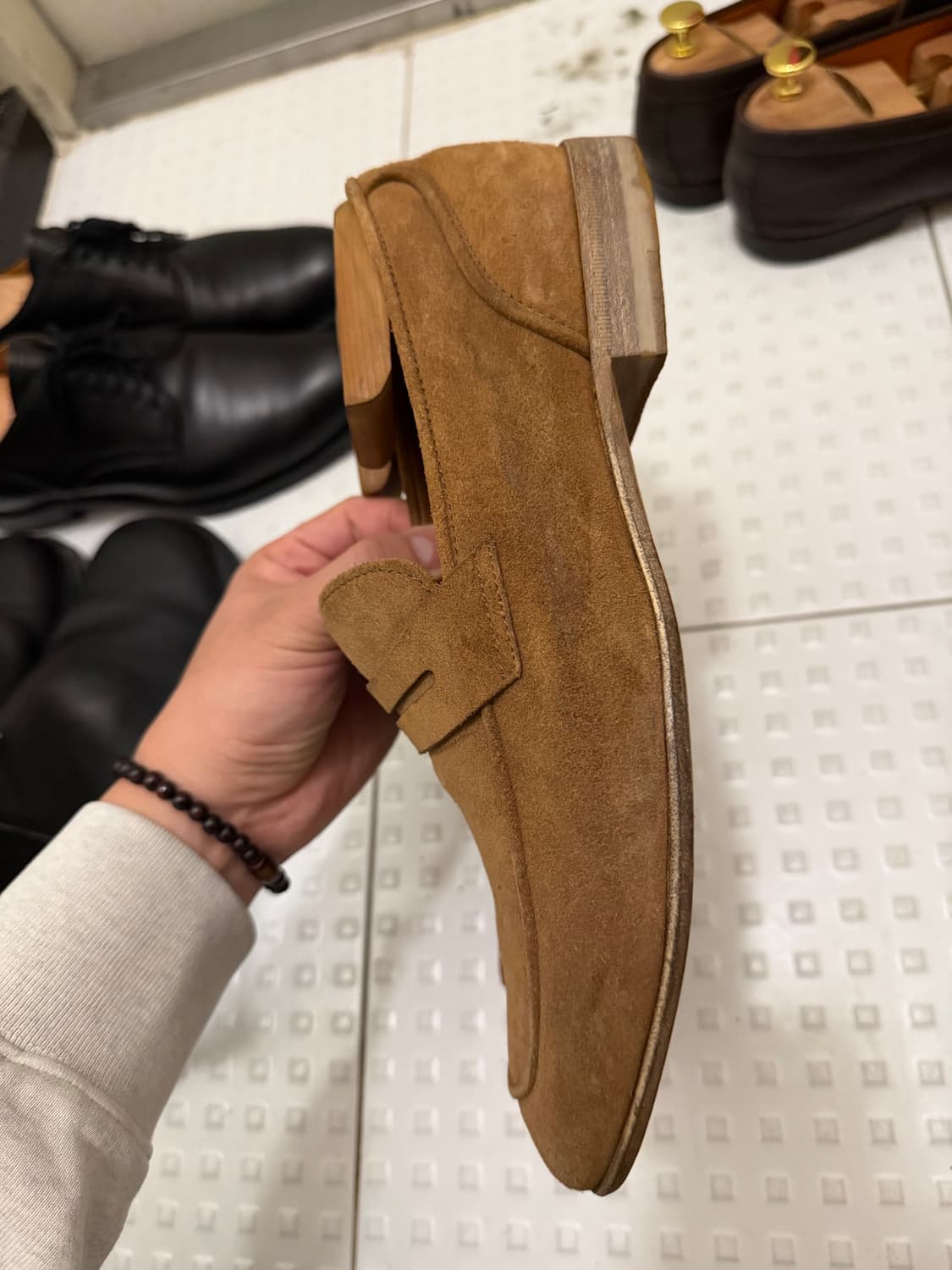 빈티지 발리 스웨이드 로퍼 255-260 사이즈감 상품이미지2