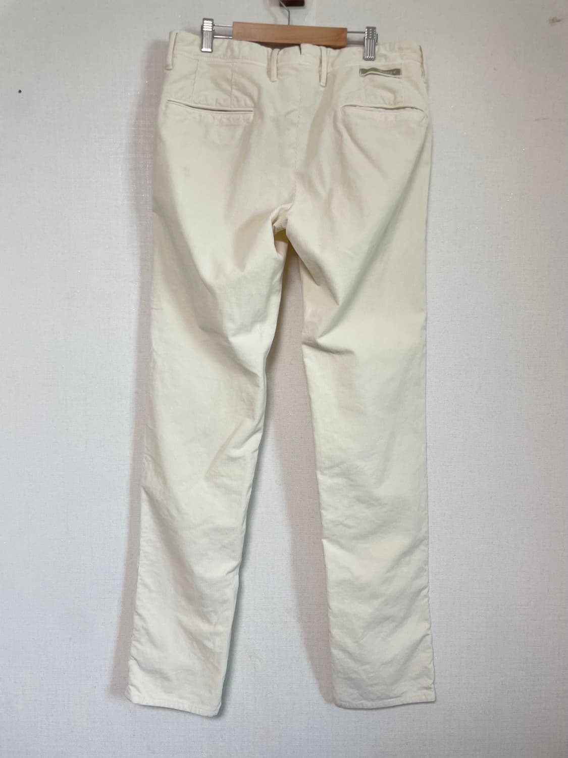 INCOTEX 남성 아이보리 코듀로이 팬츠 32사이즈 매장판 상품이미지1