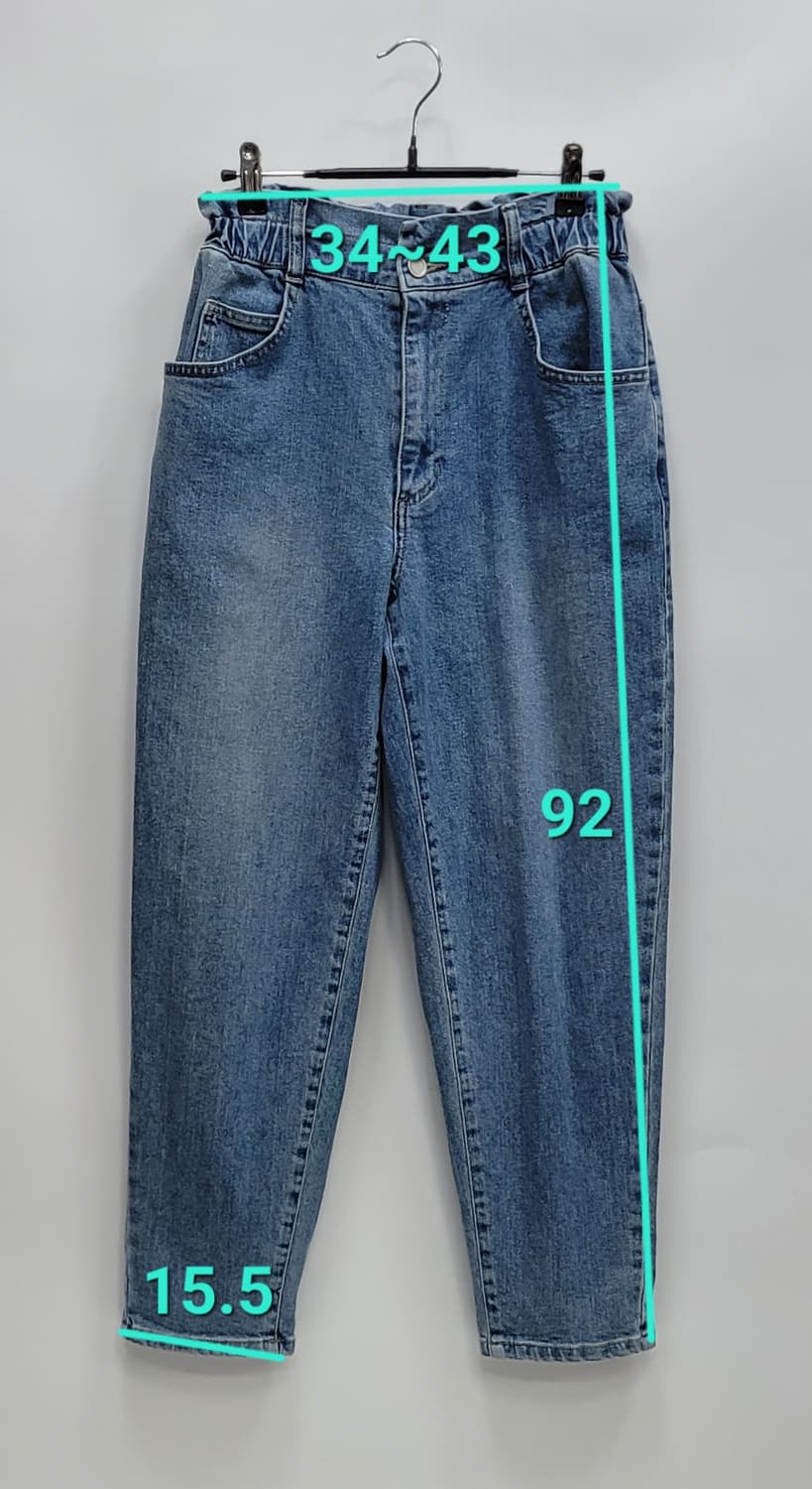 SISLEY 22SS 시슬리 밴딩 배기핏 데님 청바지 / 여 67-94
 상품이미지10