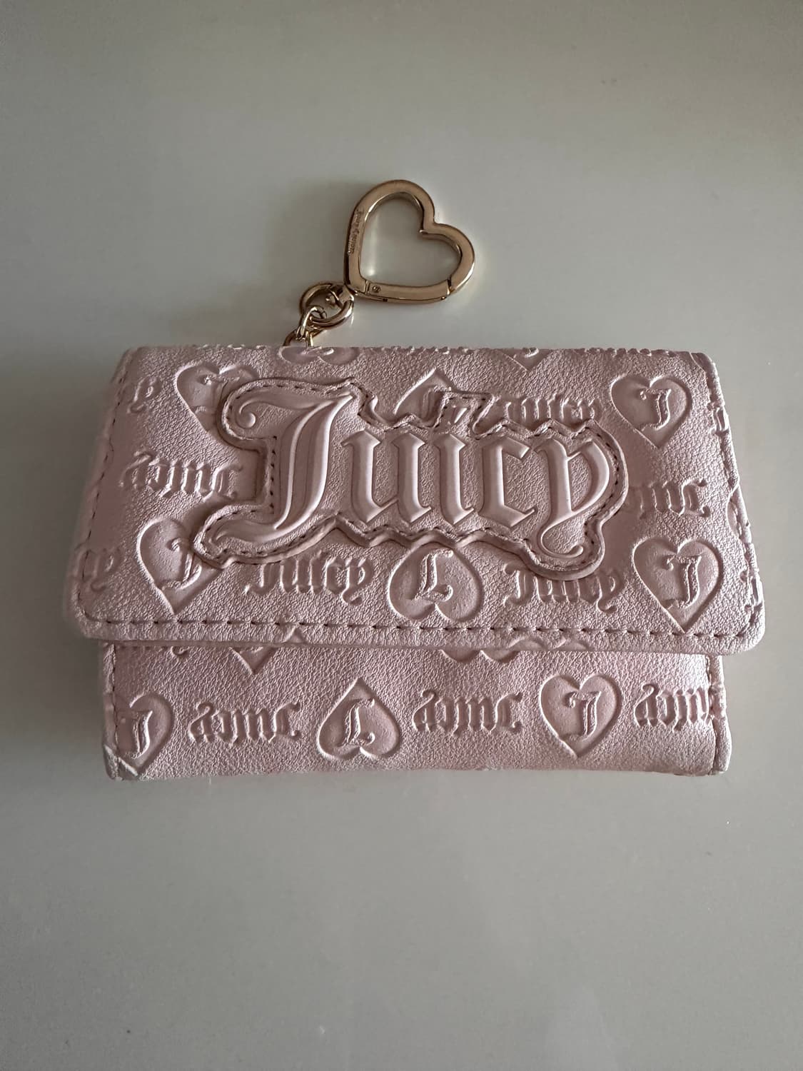 쥬시꾸뛰르 핑크 하트 지갑 상품이미지1