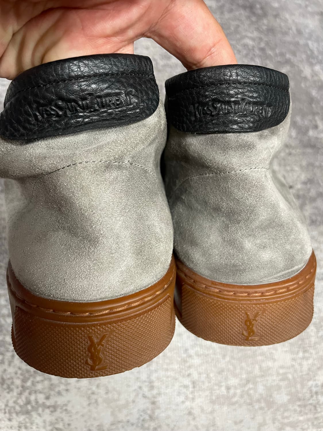 Vintage YSL 스웨이드 데져트 스페인 생산 상품이미지5