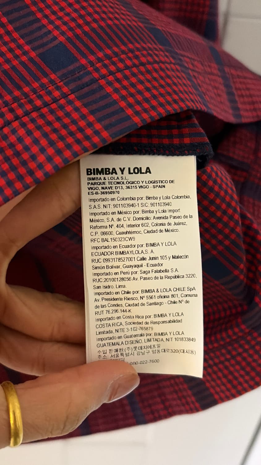  빔바이롤라 블라우스 55 새상품  상품이미지3