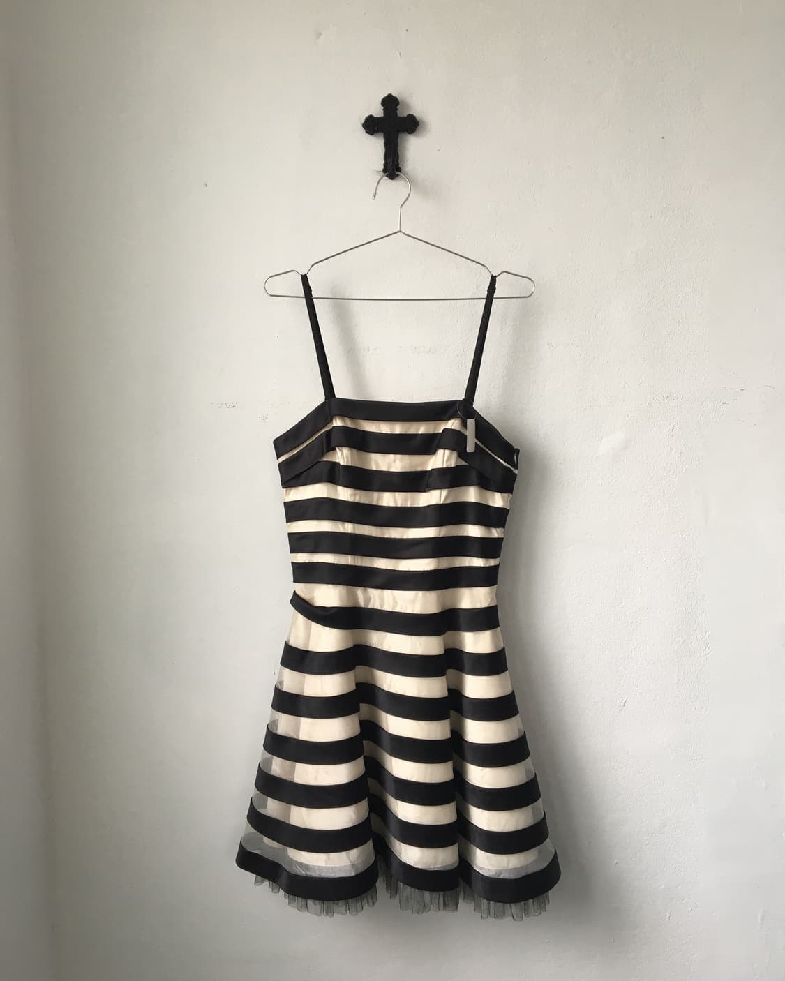 Stripe pattern sleeveless dress 상품이미지2