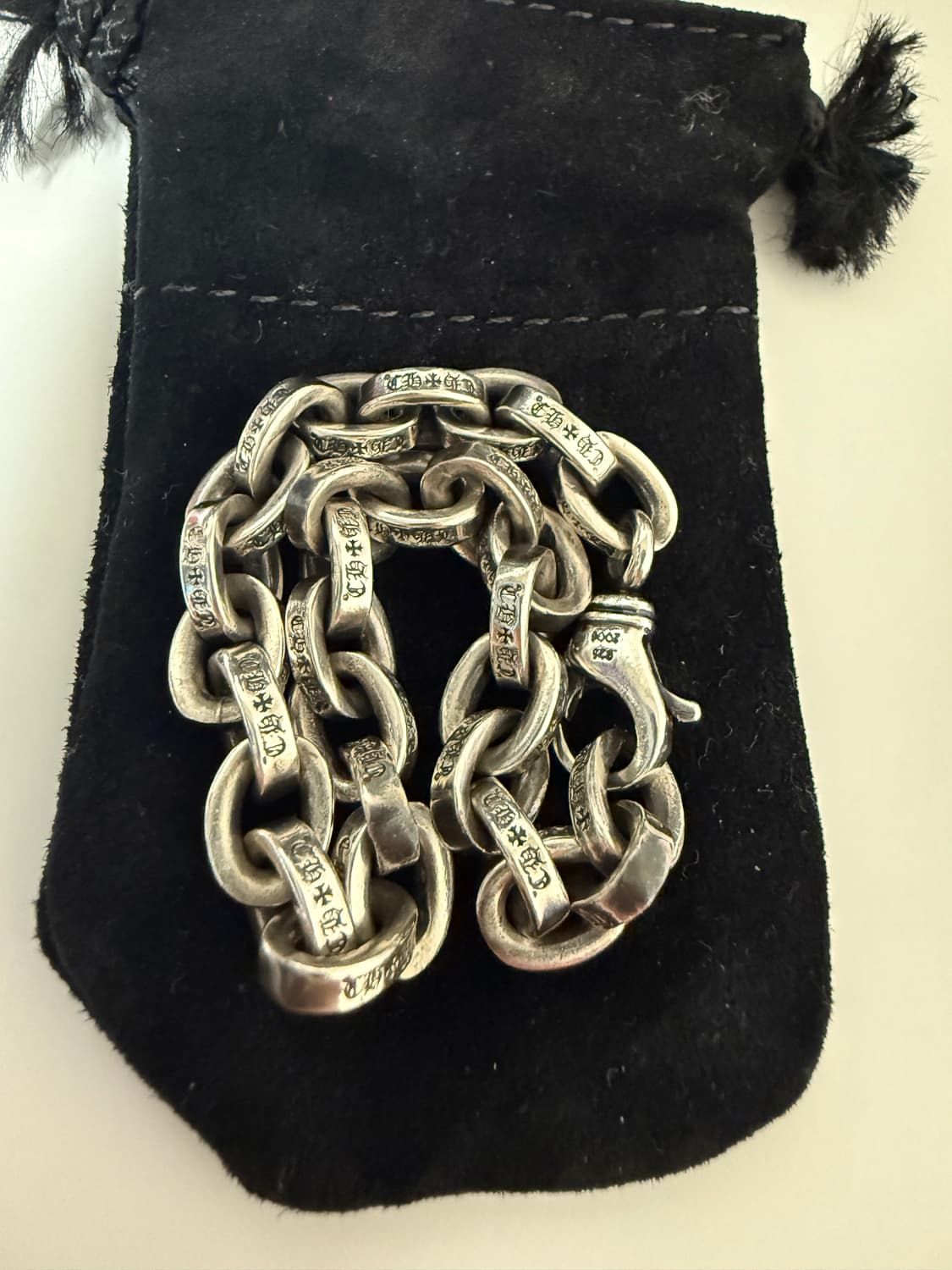 크롬하츠 라지페이퍼체인 팔찌 상품이미지1