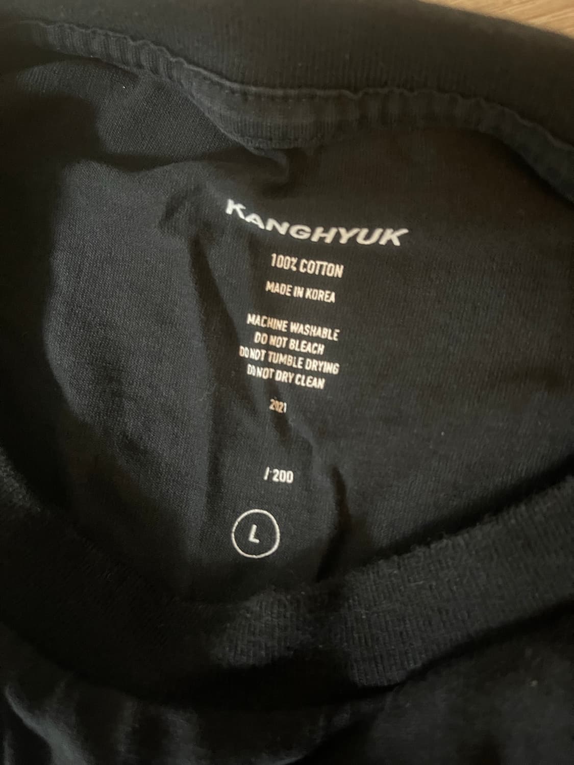 강혁 로고 티셔츠 L 상품이미지3