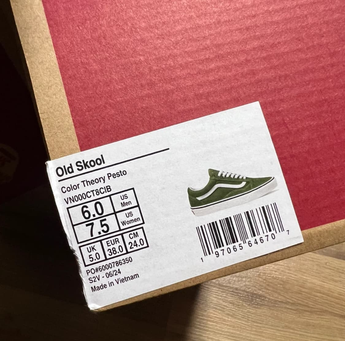 240) 반스 올드스쿨 띠어리 페스토 VN000CT8CIB1 상품이미지2