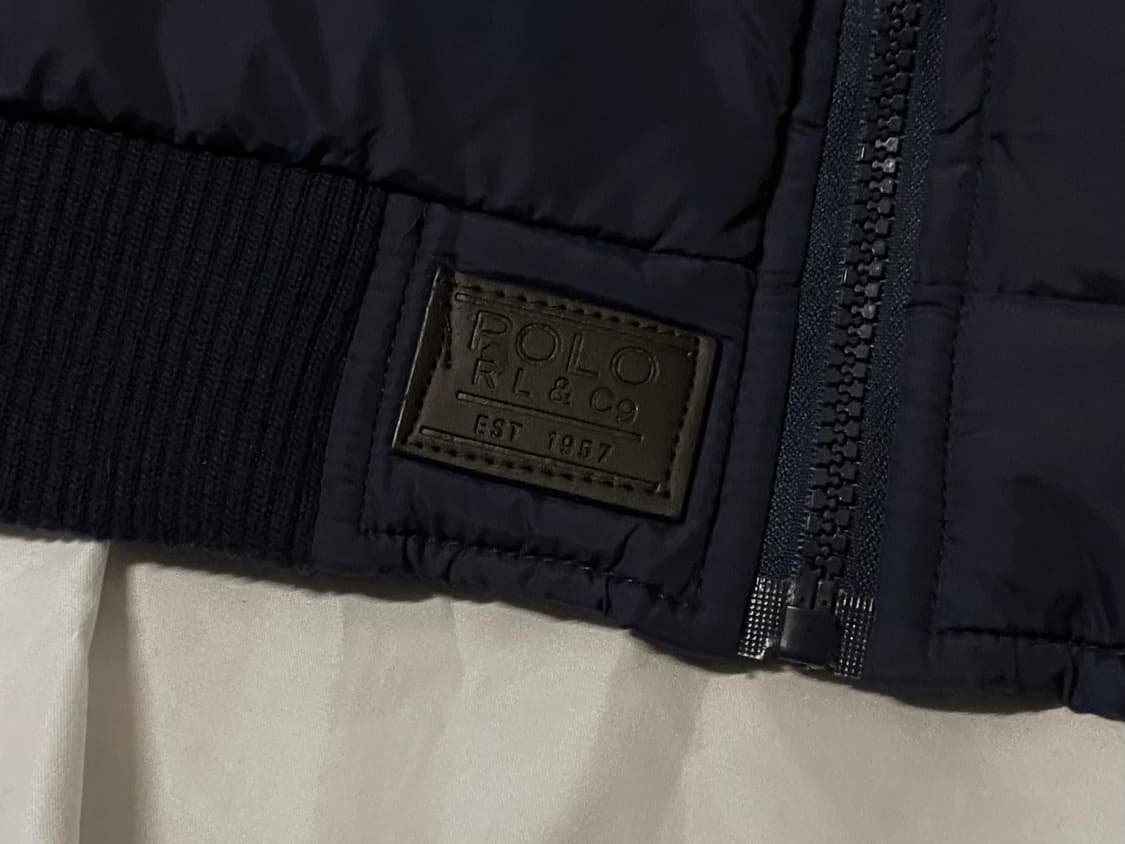 폴로 빅포니 BRITAIN 유니언잭 성조기 패딩 네이비 상품이미지4