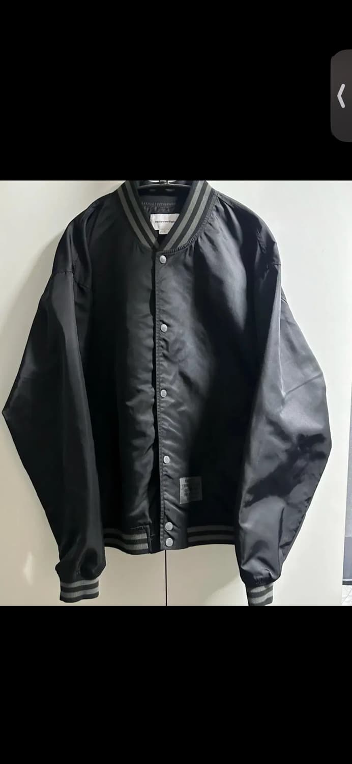 디스이즈네버뎃 사틴 바시티자켓 L 상품이미지3