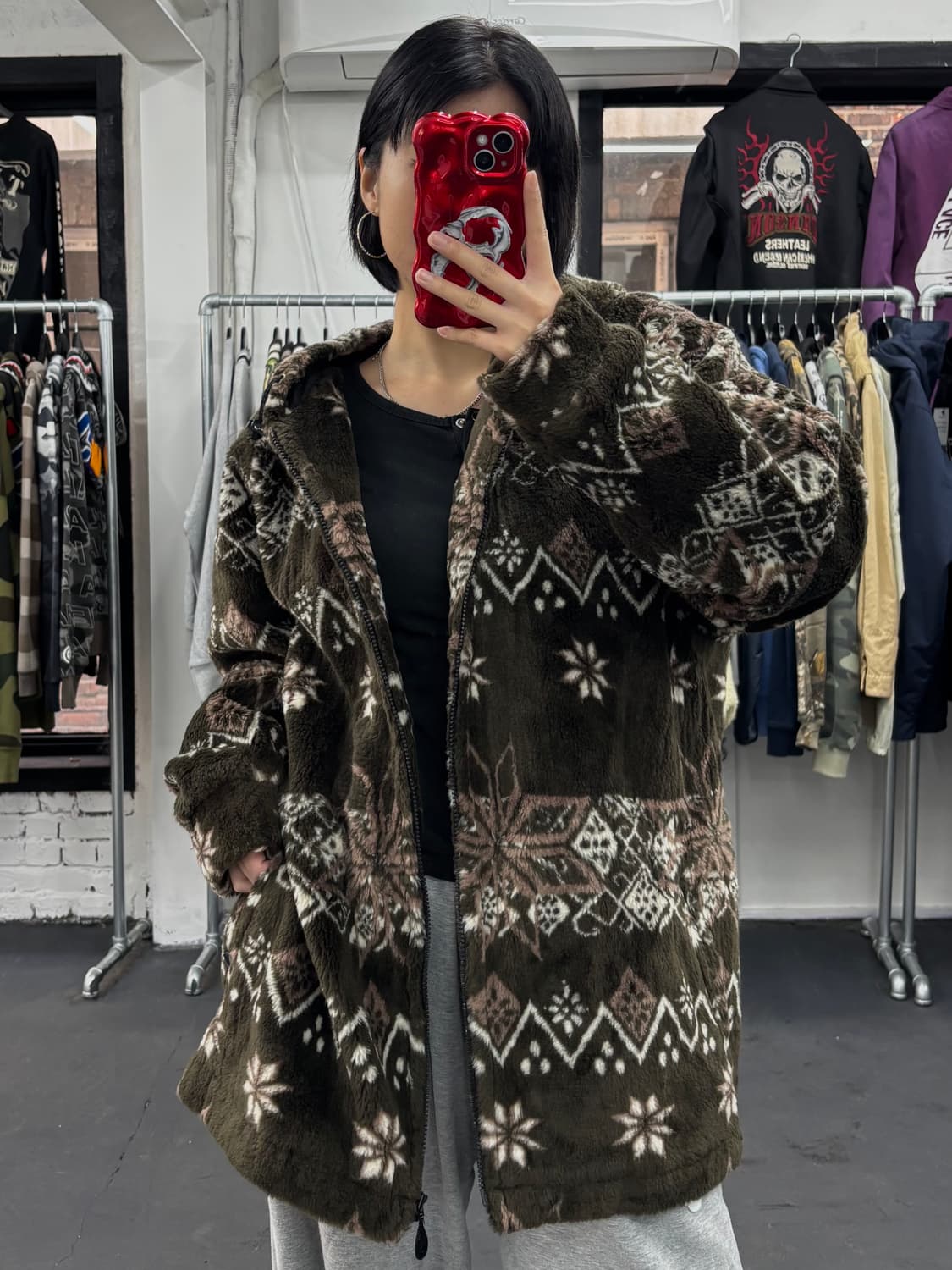 Piko 피코 노르딕 플리스 후드집업 상품이미지4