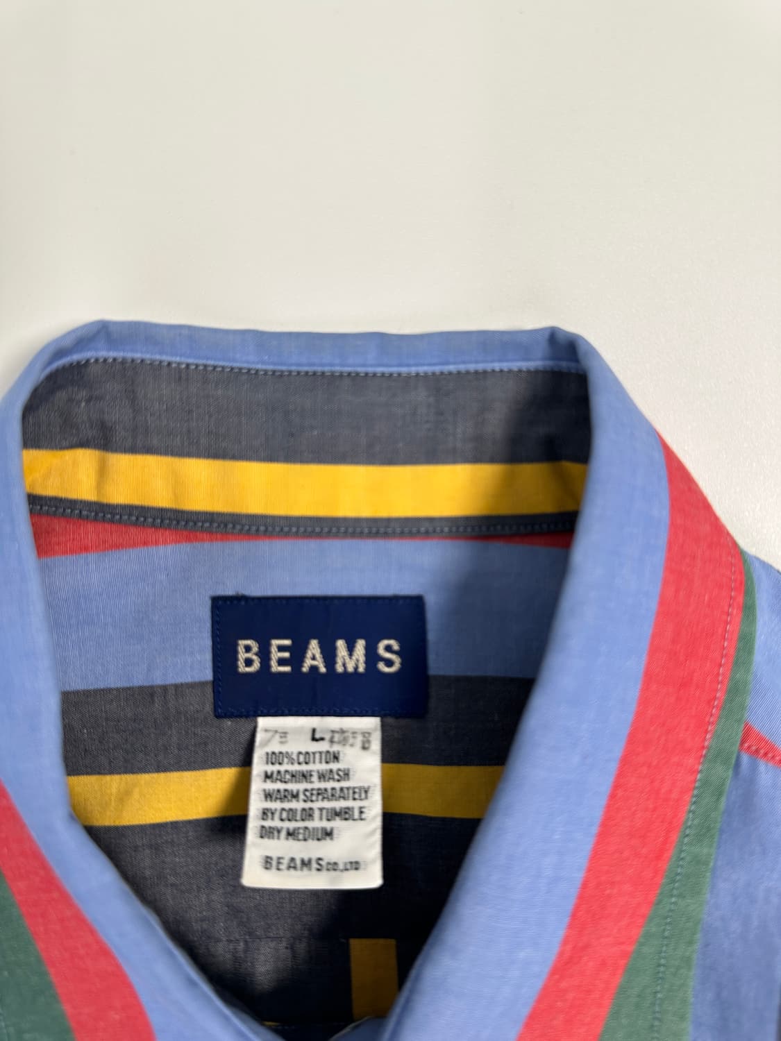 빔즈 Beams japan 빈티지 셔츠 L  상품이미지4