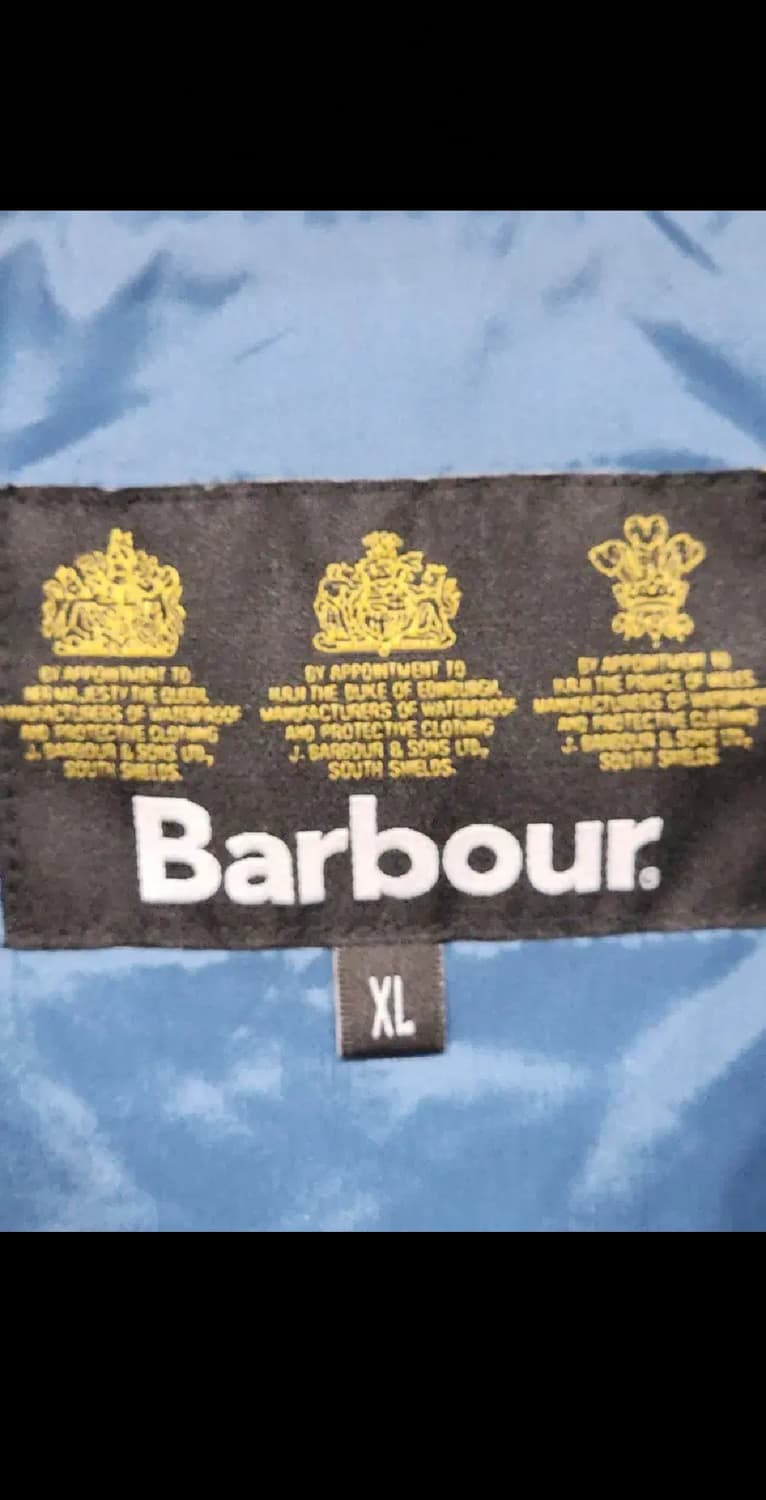 (S) 바버 퀼팅자켓 남색 누빔점퍼 코듀로이 카라넥  상품이미지3