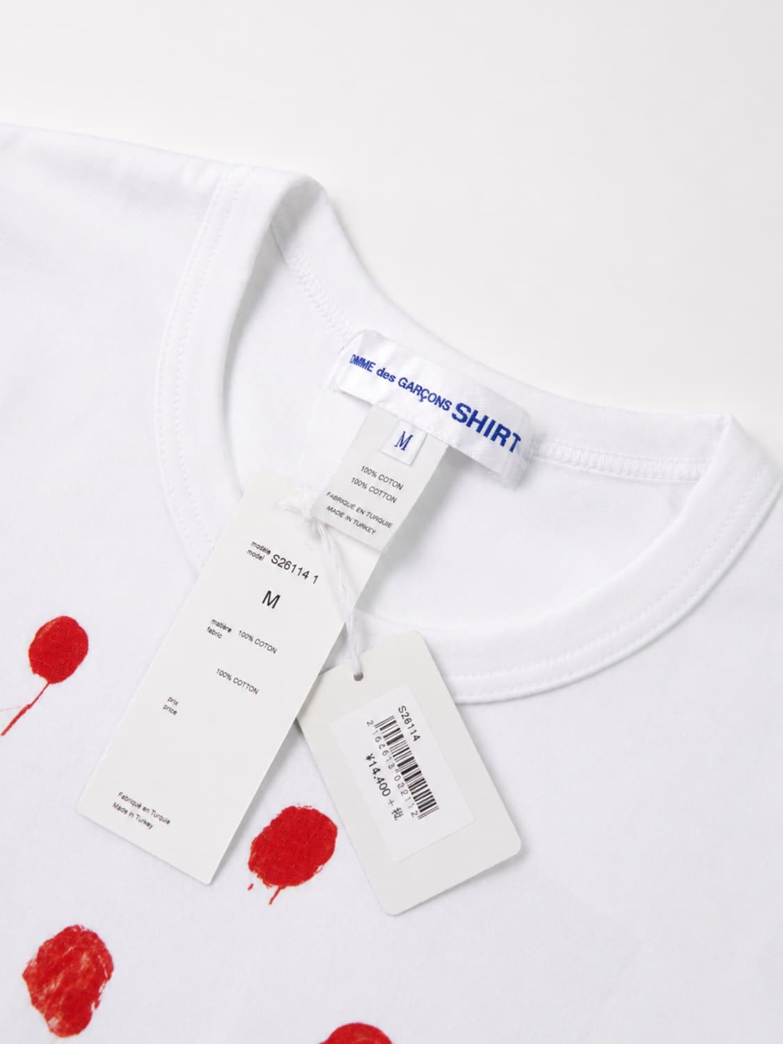 Comme Des Garcons Shirt 셔츠라인 메리 헤일만 티셔츠 상품이미지2