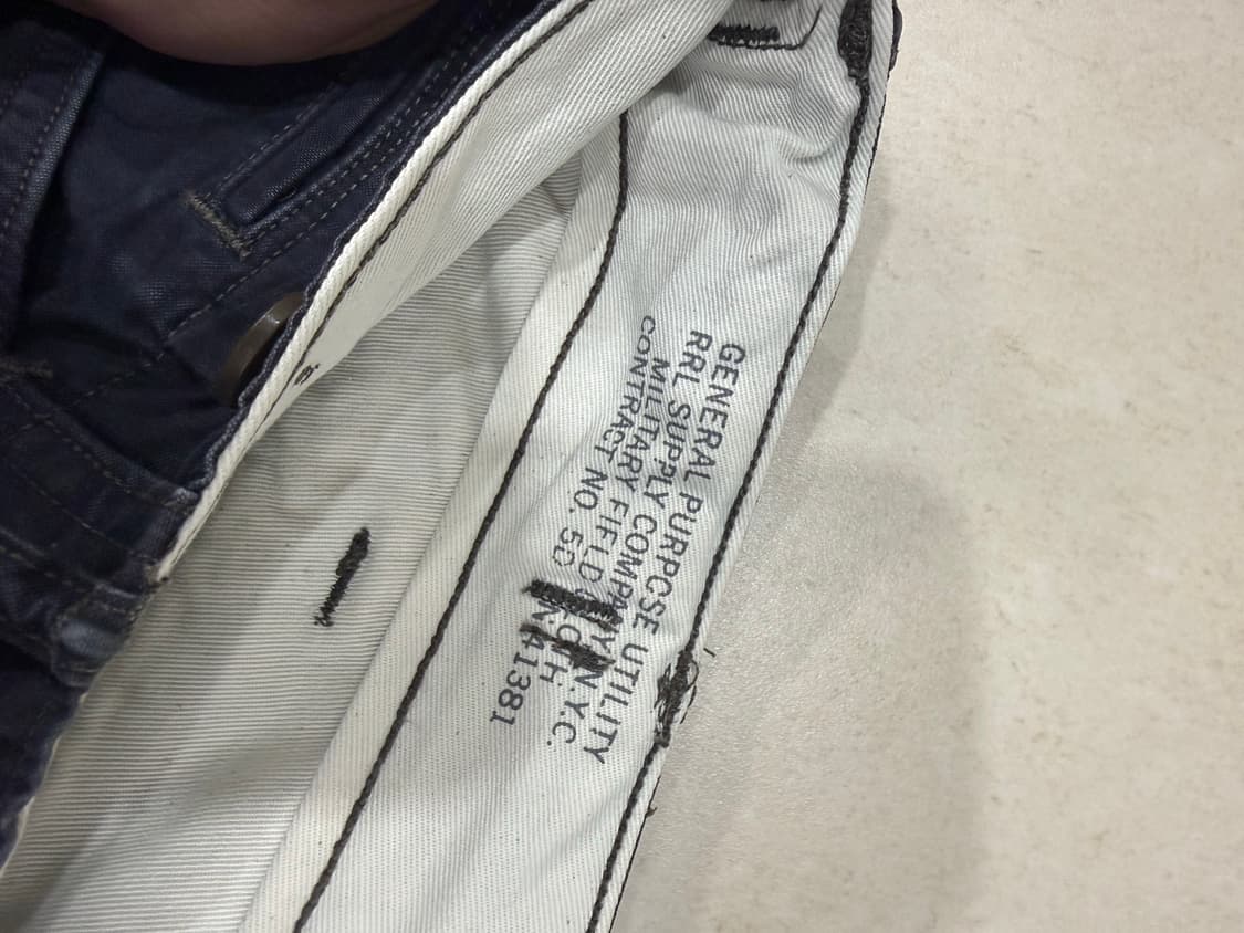 더블알엘 레인저 포플린 카고 팬츠 32x32 상품이미지3