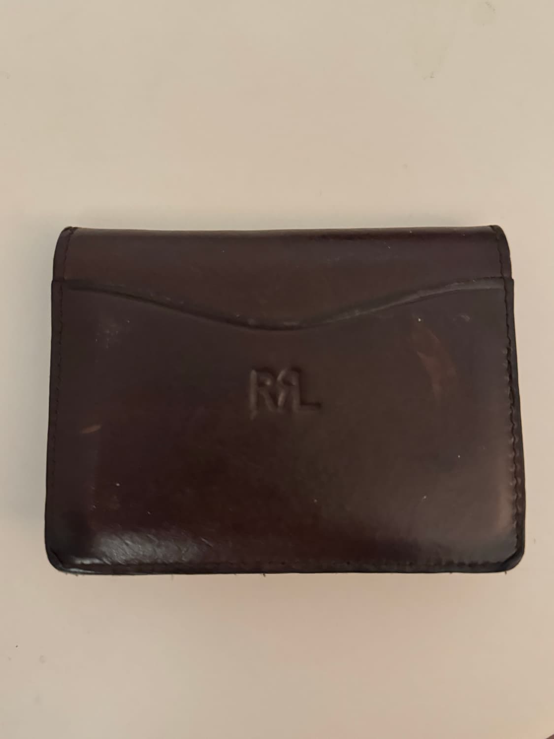 RRL 더블알엘 콘초 레더 카드지갑 상품이미지4