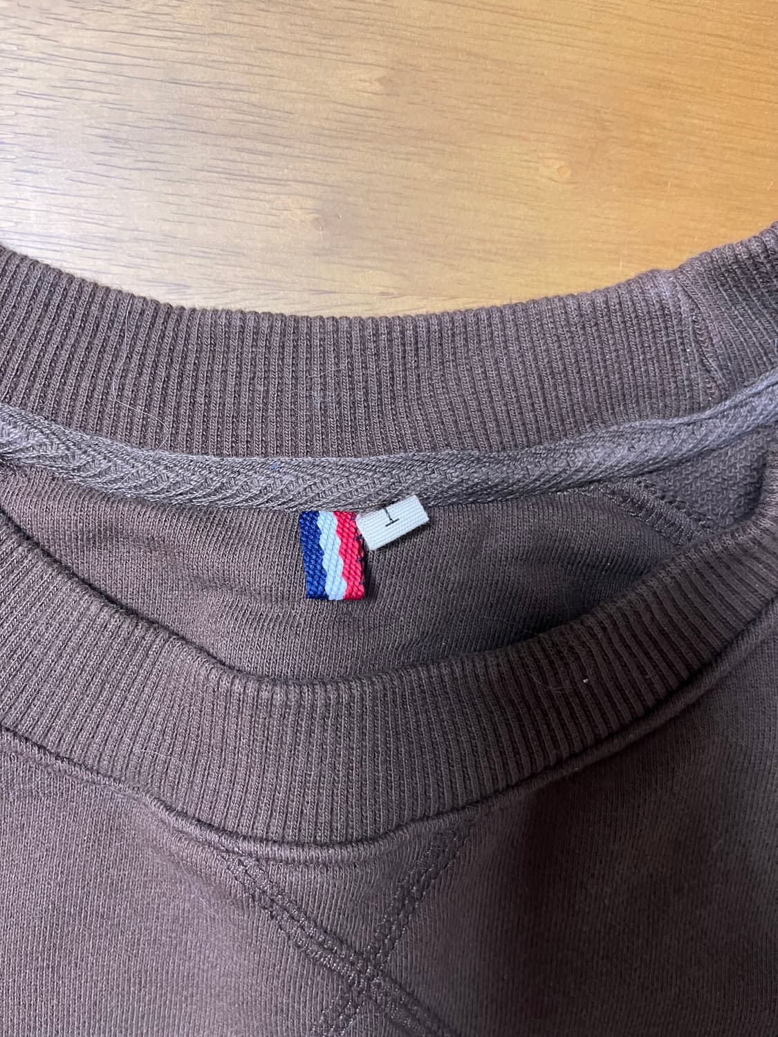 Maniere 마니에르 Beurre 뵈르 브라운 맨투맨_1 사이즈 상품이미지2