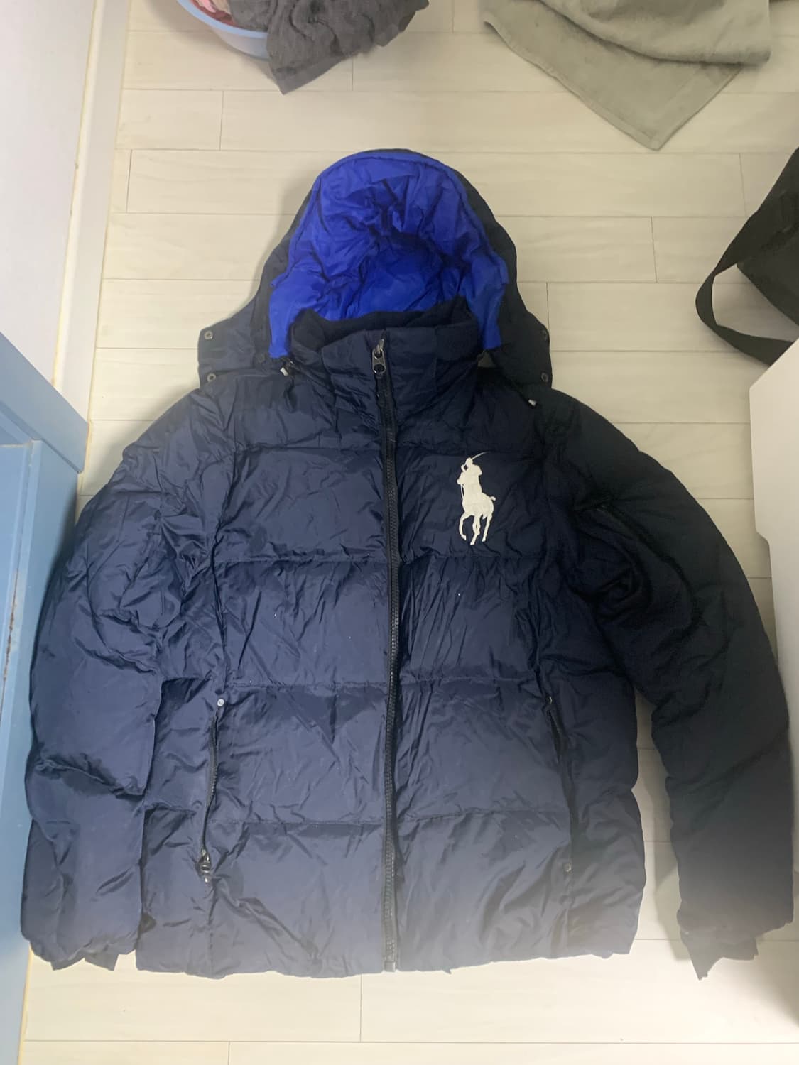 폴로빅포니패딩네이비 14~15 상품이미지2
