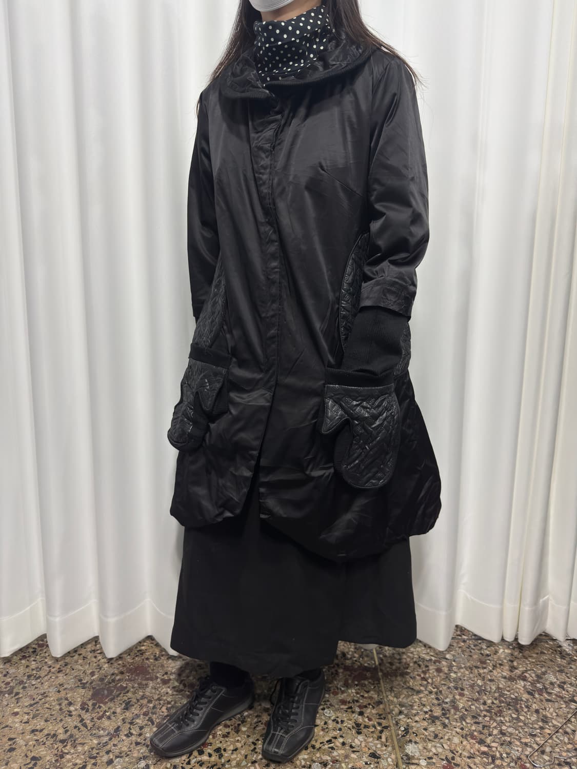 linea monica pocket design long jacket 상품이미지5