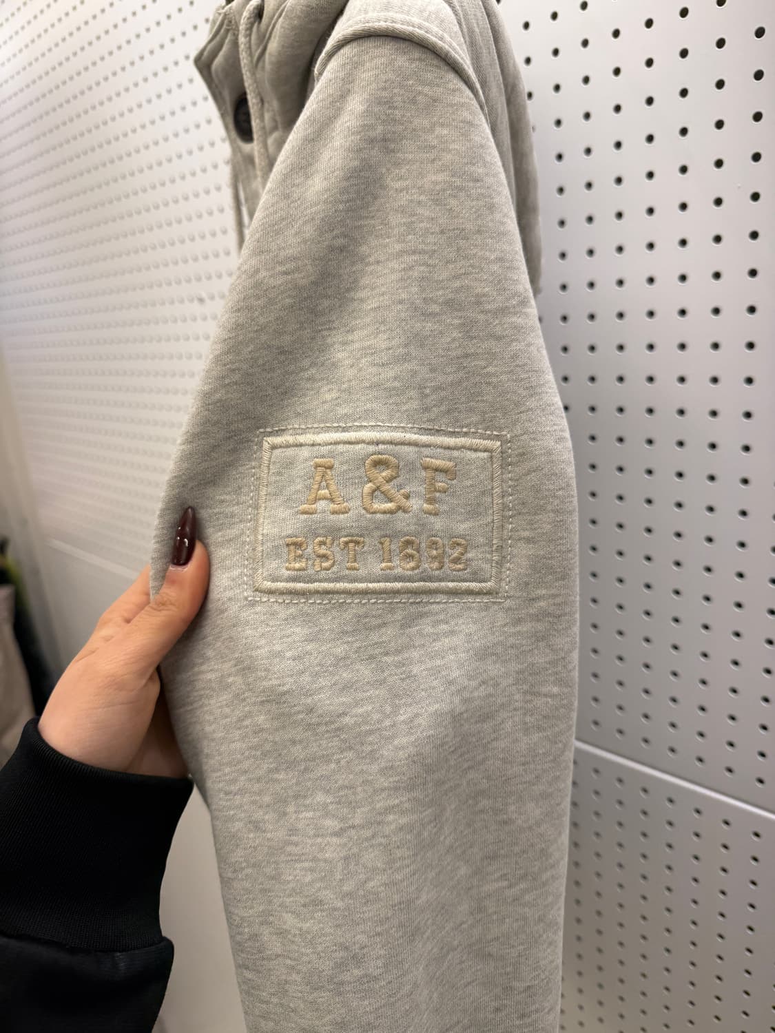 아베크롬비 헨리넥 후드 그레이 U1250 상품이미지6