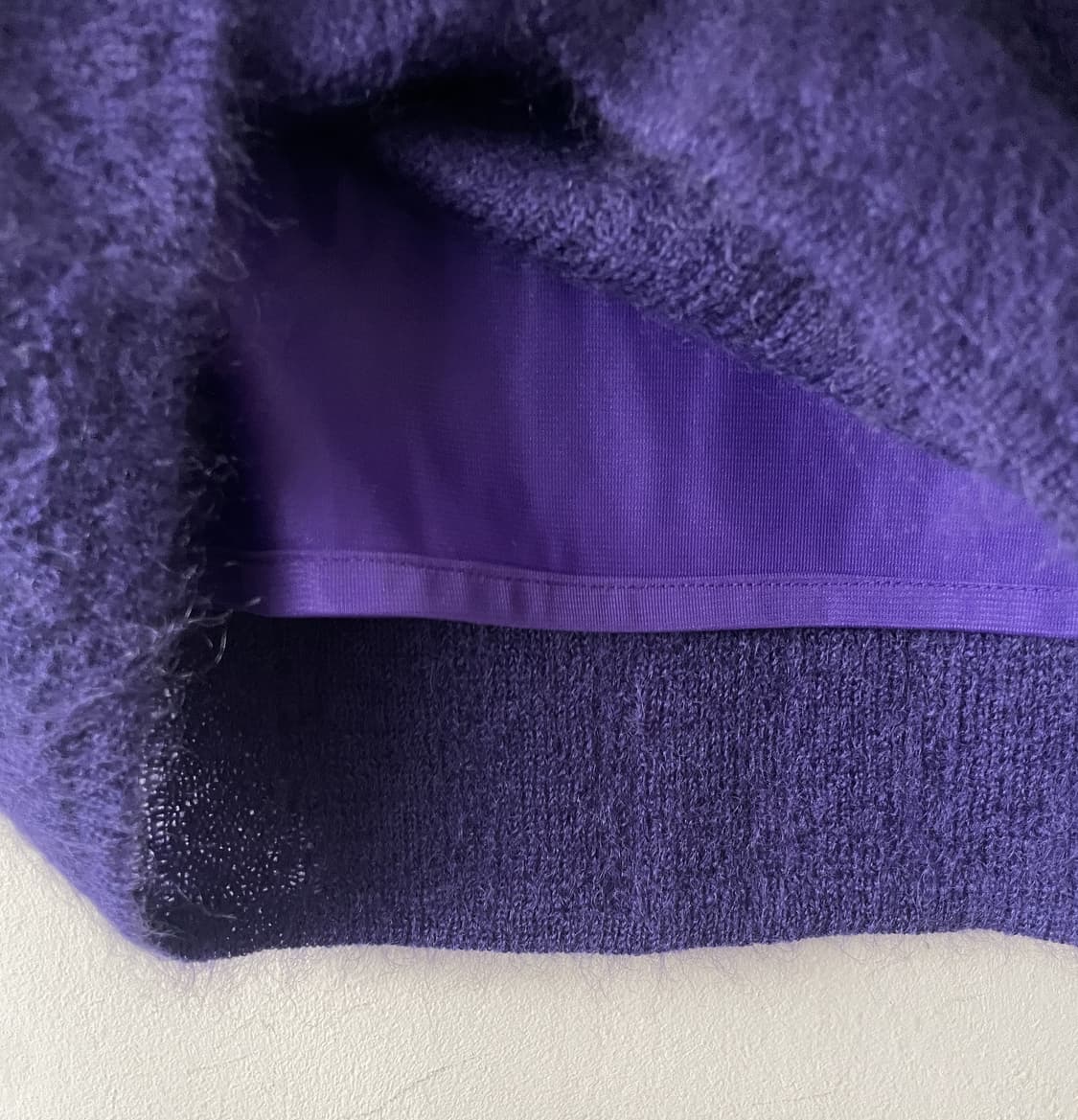 vintage purple twist knit skirt 상품이미지7