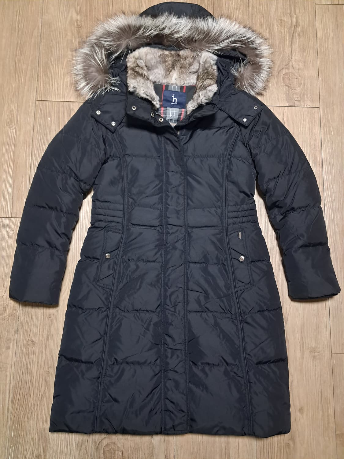 헤지스 폭스퍼 롱패딩 85 상품이미지2