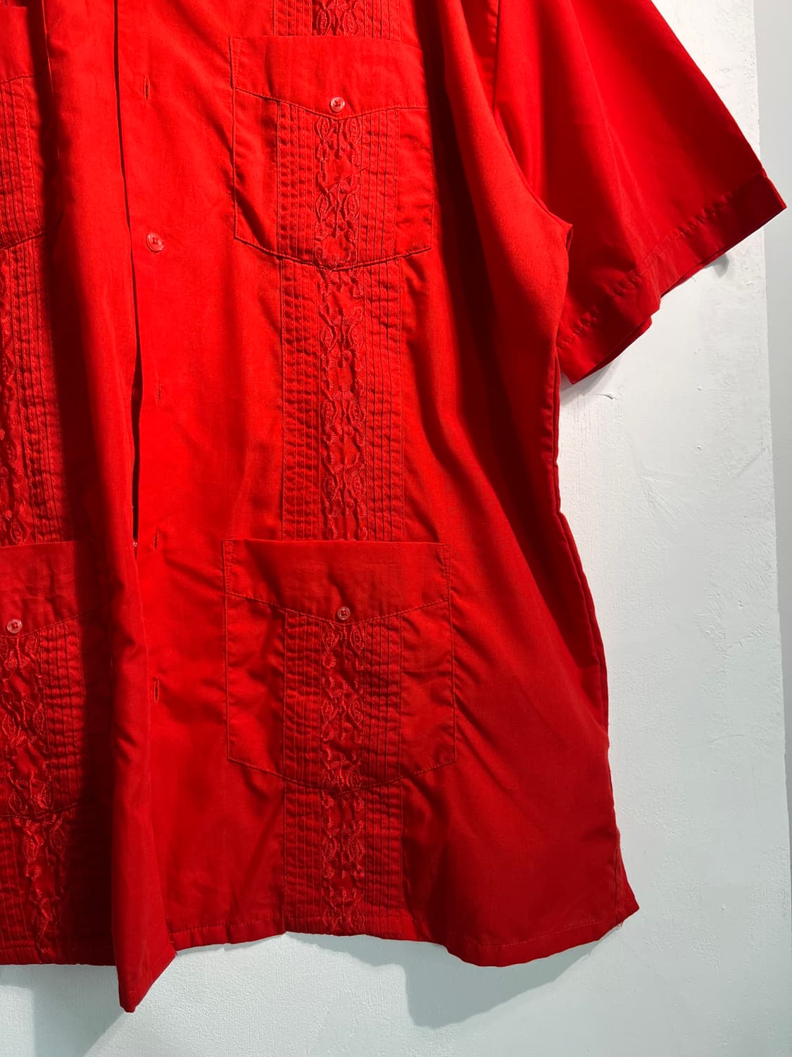 90s Omega Guayabera Shirts (쿠바 셔츠) XL 상품이미지6