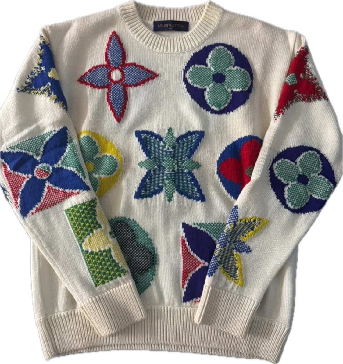 20FW 루이비통 멀티 컬러 모노그램 니트(지코 착용) 상품이미지1