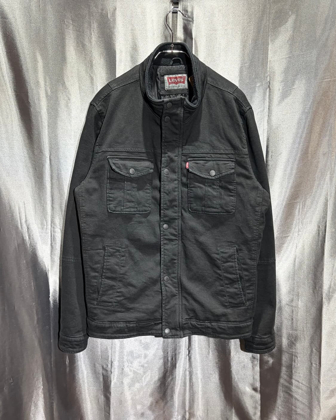 M 리바이스 투포켓 워시드 블랙 야상 자켓 상품이미지2