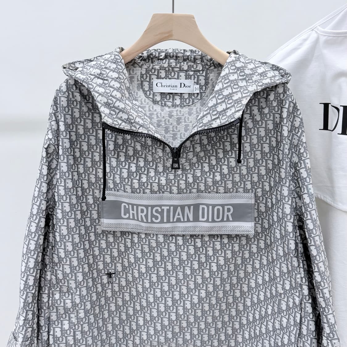 [S+급/오버핏XS] 디올 오블리크 아노락 후드 바람막이 자켓 상품이미지2