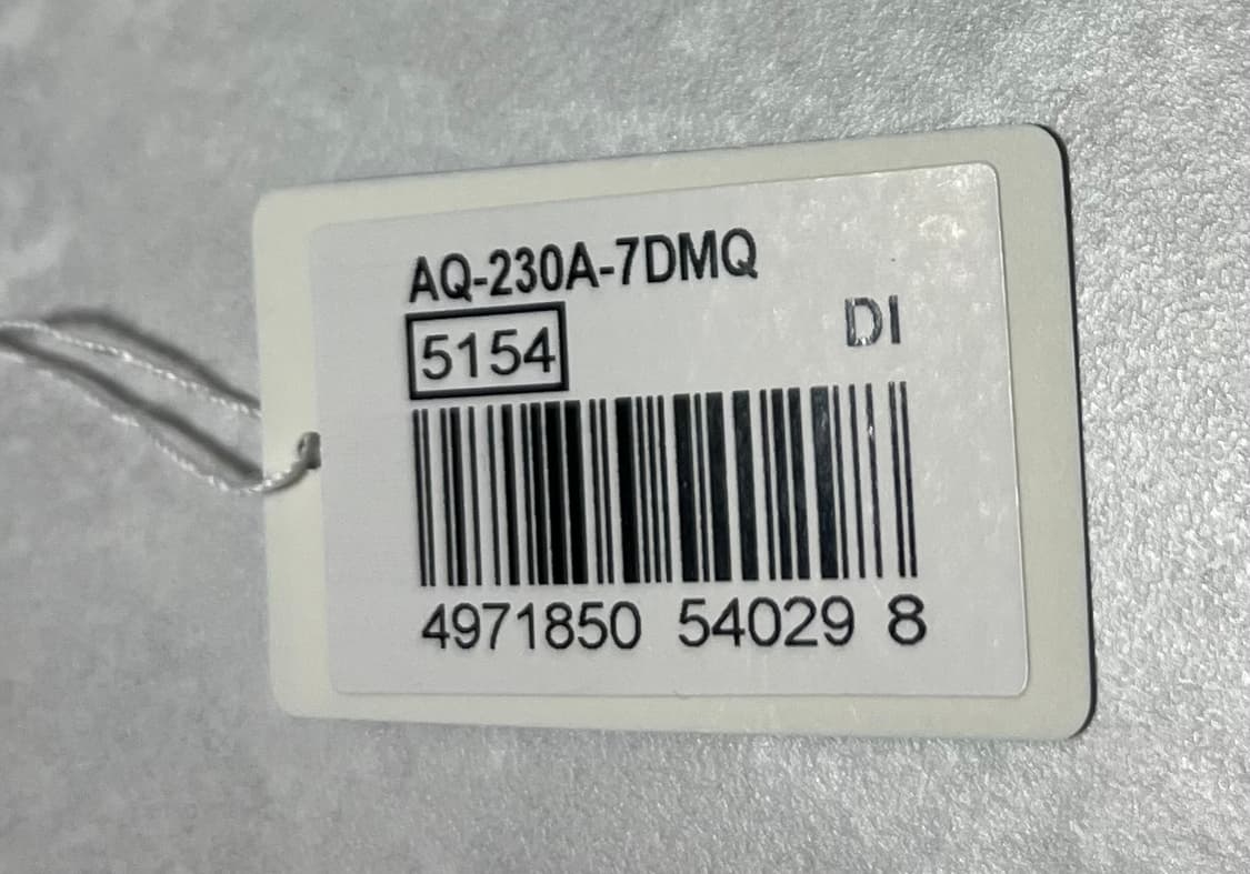 카시오 시계 aq230 상품이미지7