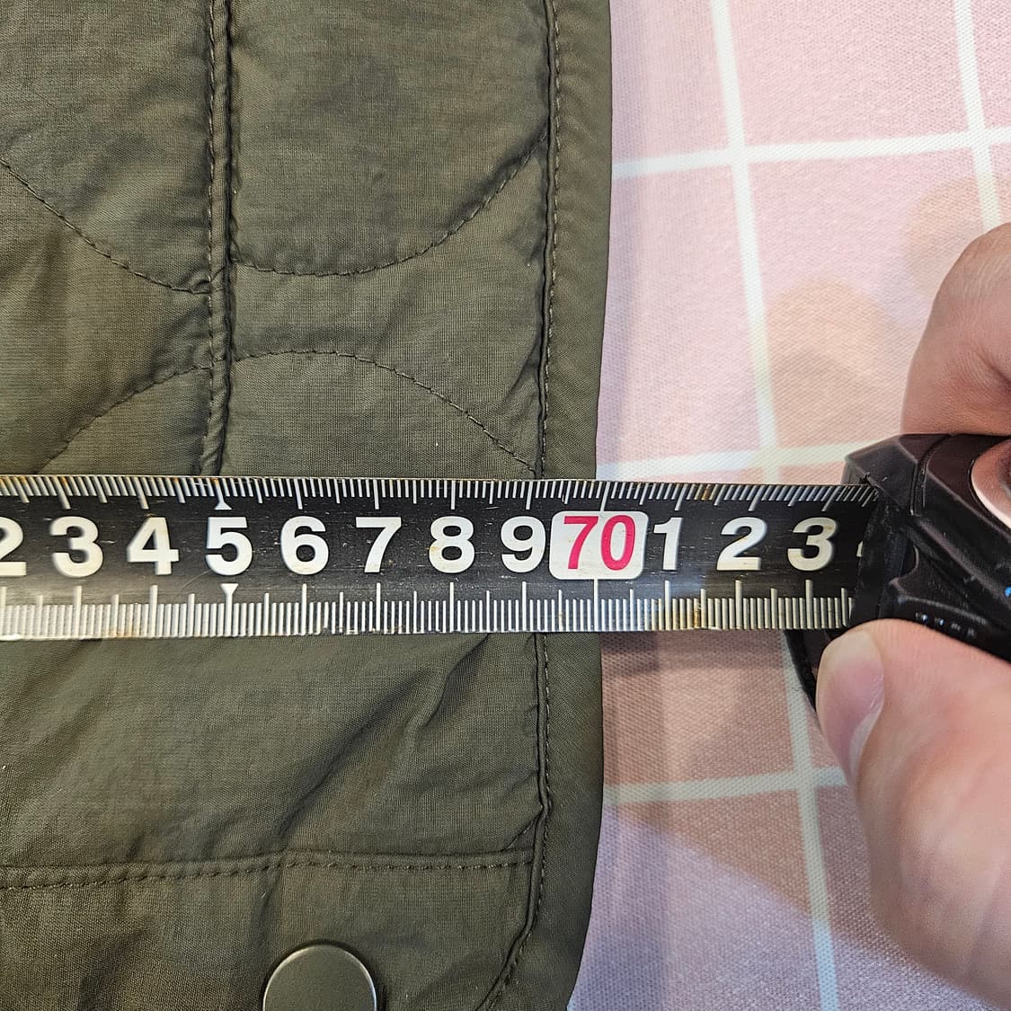 남성 퀄팅 자켓 카키 100~105 상품이미지8