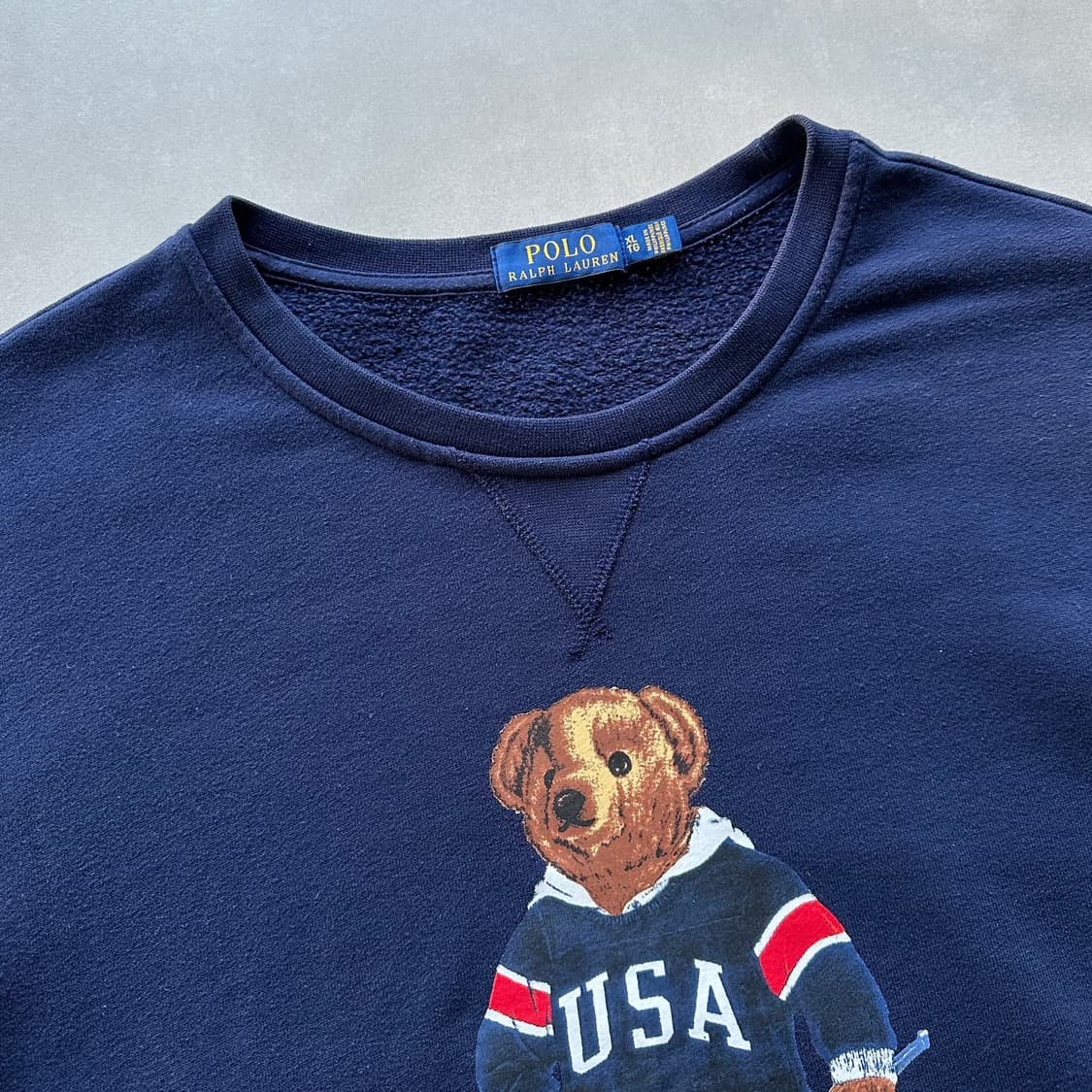 [XL]폴로 랄프로렌 폴로베어 하키 네이비 맨투맨 상품이미지6