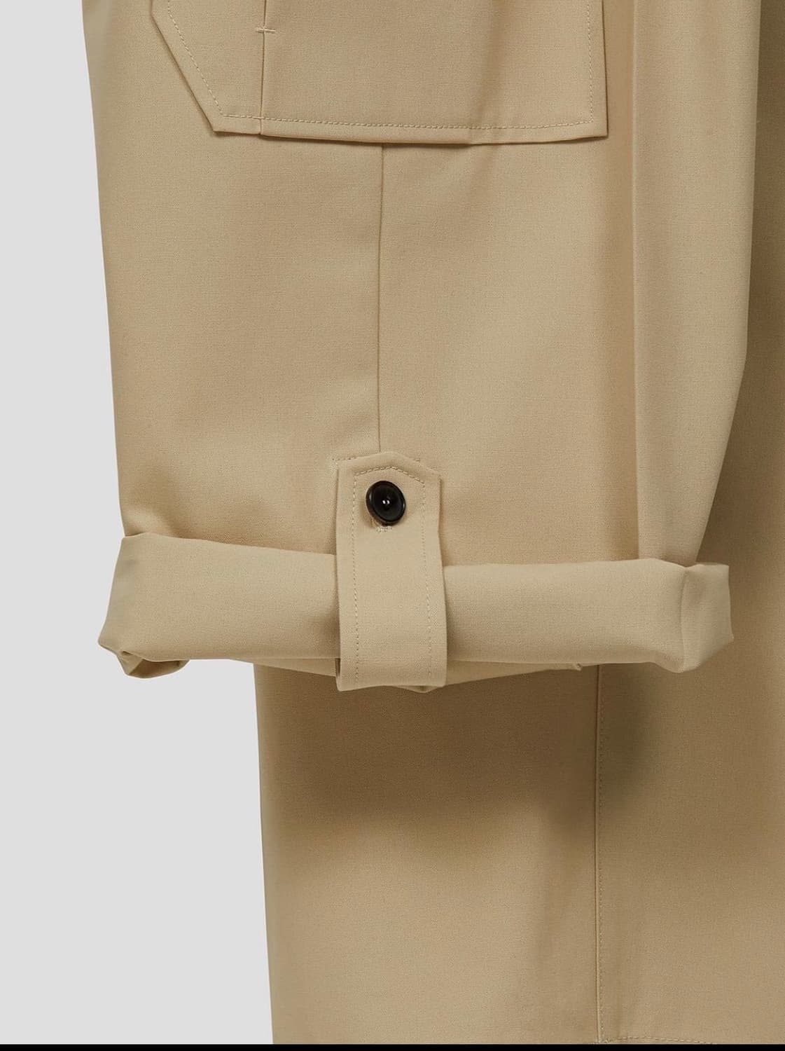 RECTO 23S/S 코르테 코튼 롤업 카고 팬츠 베이지 상품이미지4