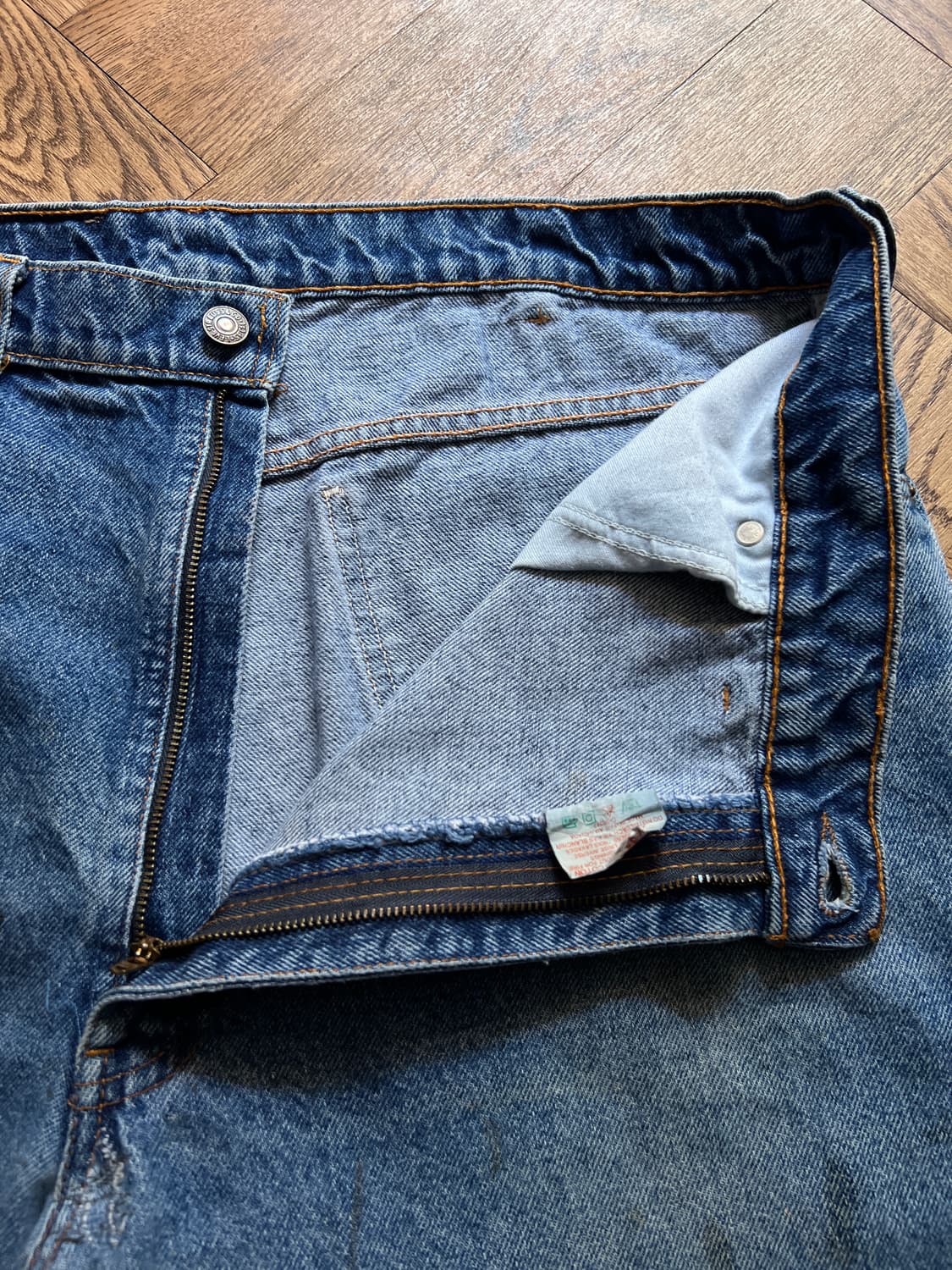 [40]리바이스 오렌지탭 619 더티 워싱 데님 팬츠 상품이미지3