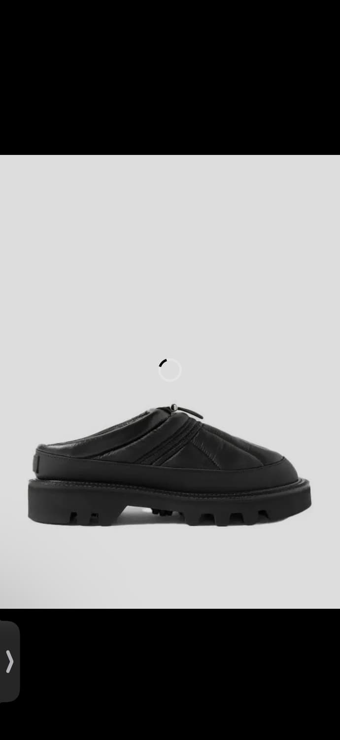 사카이 Sacai 퀄팅패디드 슬립온 뮬 블랙43 상품이미지2