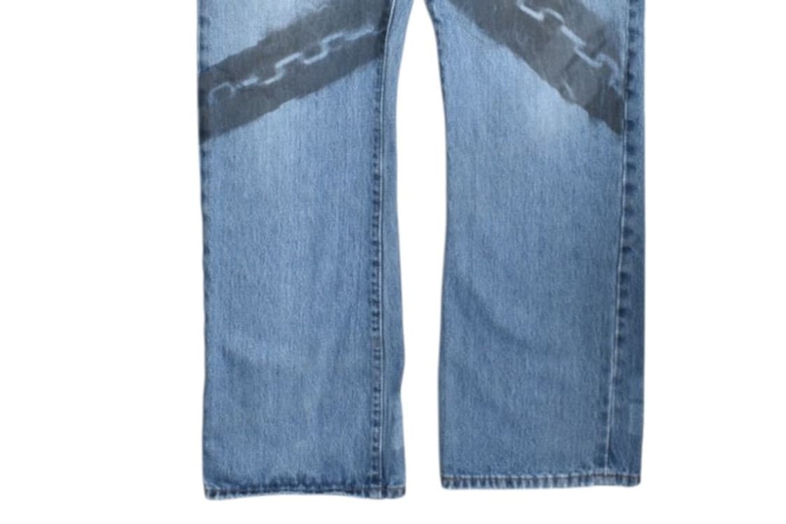 00S 리바이스 517 부츠컷 청바지 체인 커스텀 데님팬츠 38  상품이미지8