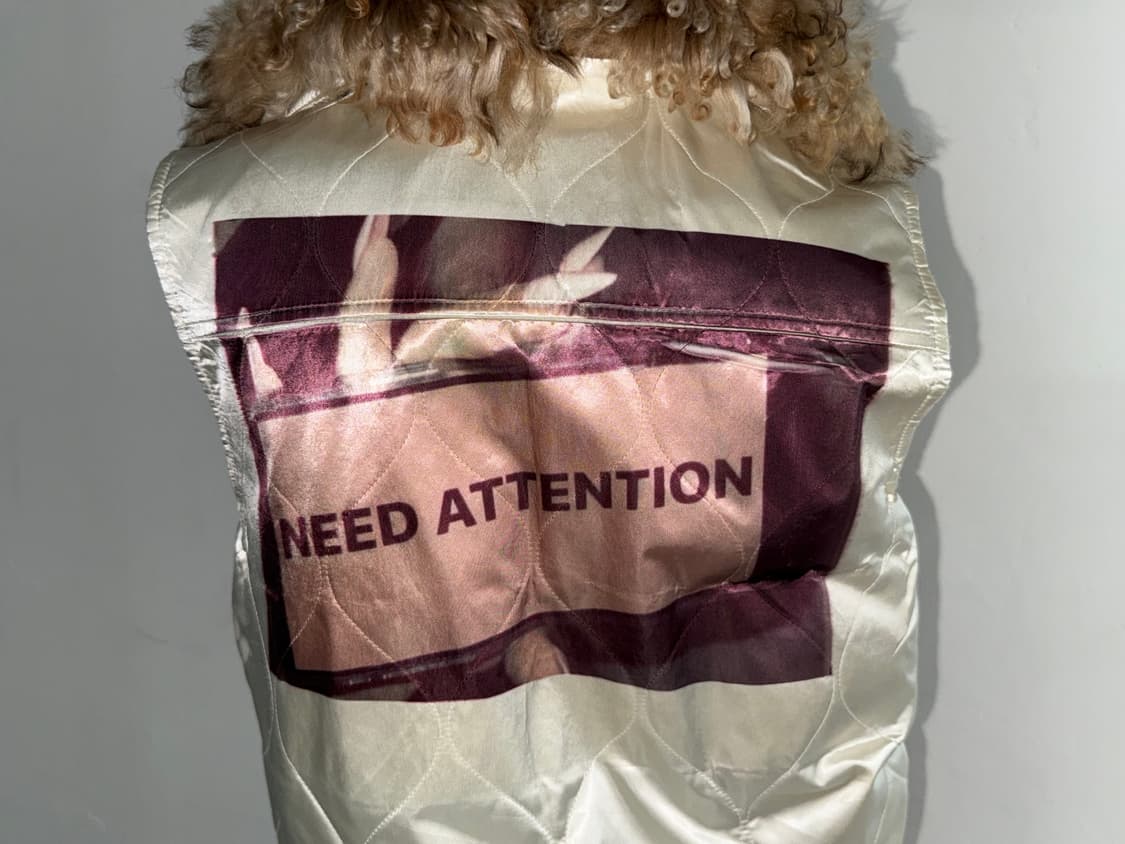 랄프로렌 프린팅 양 퍼카라 패디드 베스트 상품이미지6