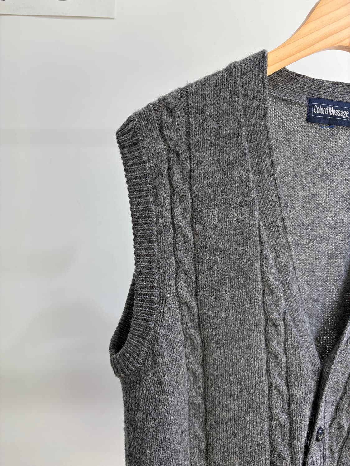 COLORD MESSAGE 니트베스트 상품이미지3