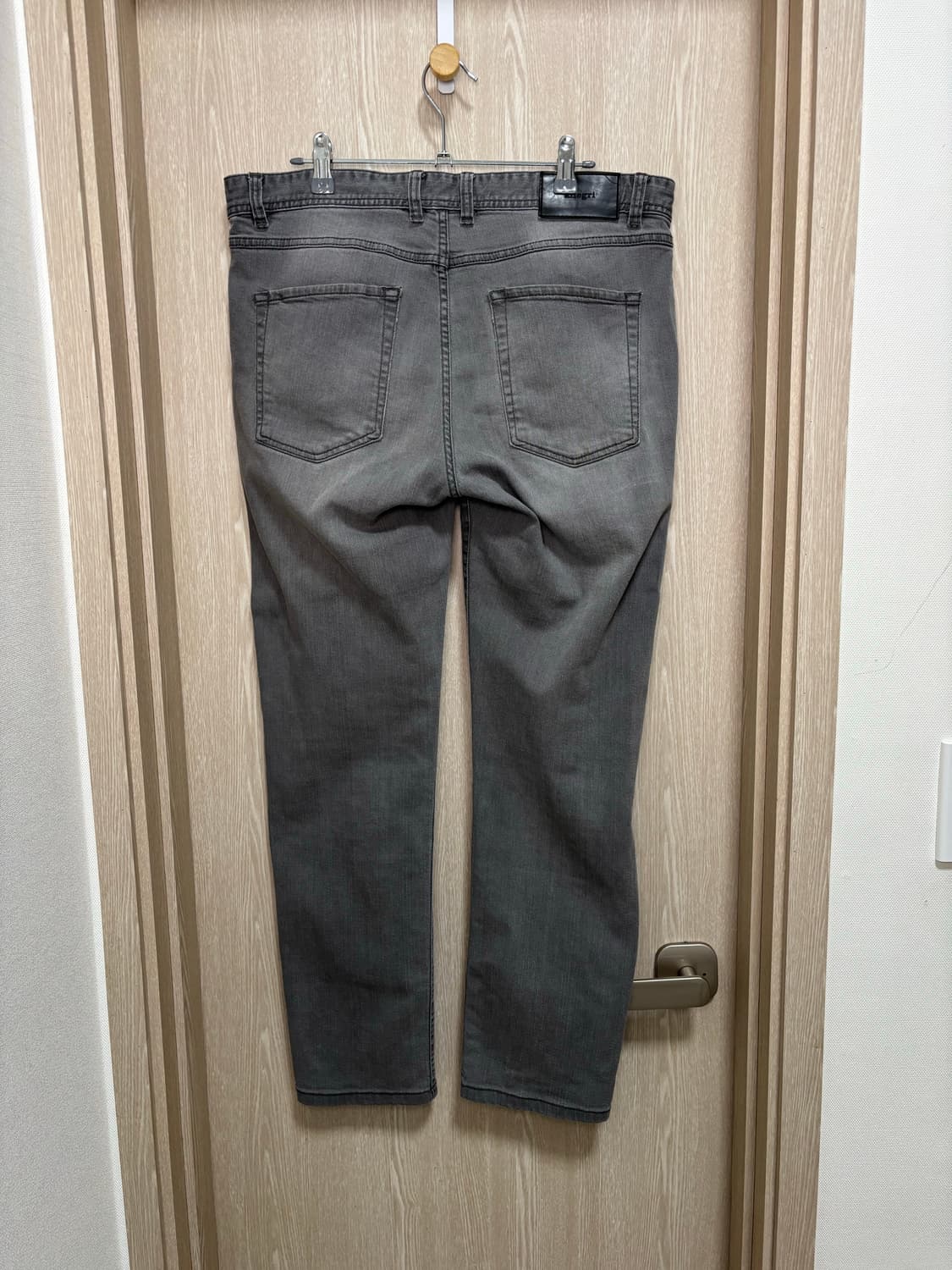 알레그리 데님팬츠90/35"/그레이 상품이미지4