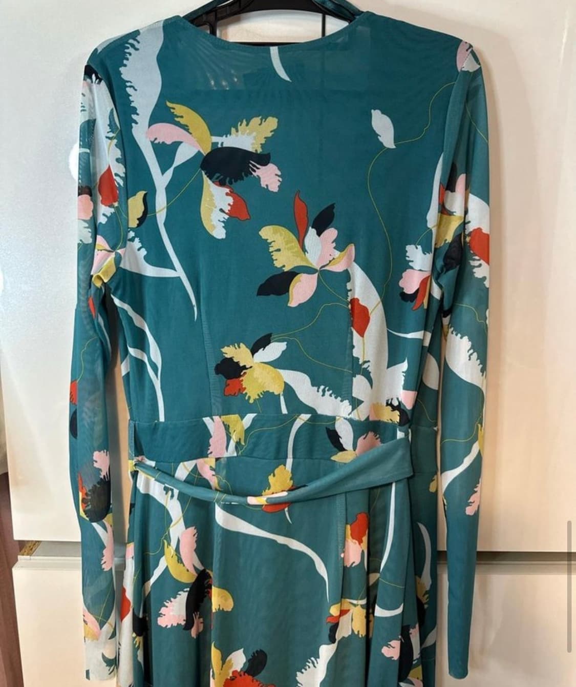 Soaked in Luxury플라워 패턴 랩 롱 원피스  상품이미지6