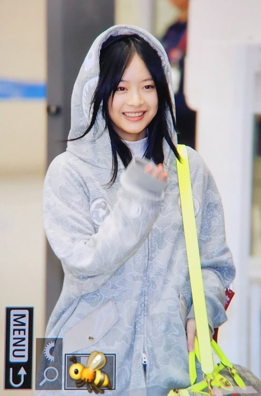 베이프 알파인더스트리 샤크 후드 집업 L 뉴진스 하니 다니엘 착용 상품이미지8