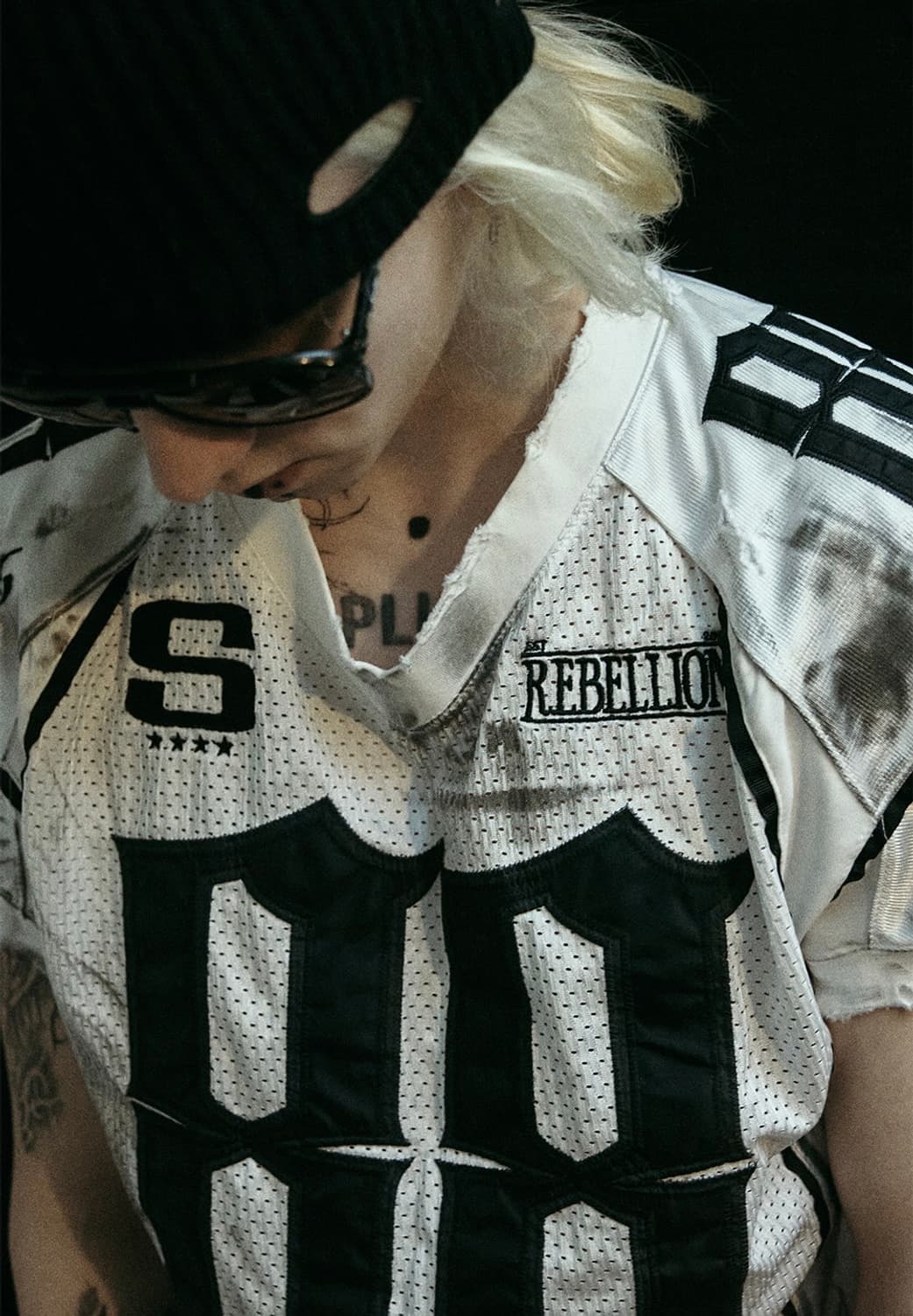 Dirty Embroidered Jersey 선데이 오프 클럽 져지 탑 상품이미지3
