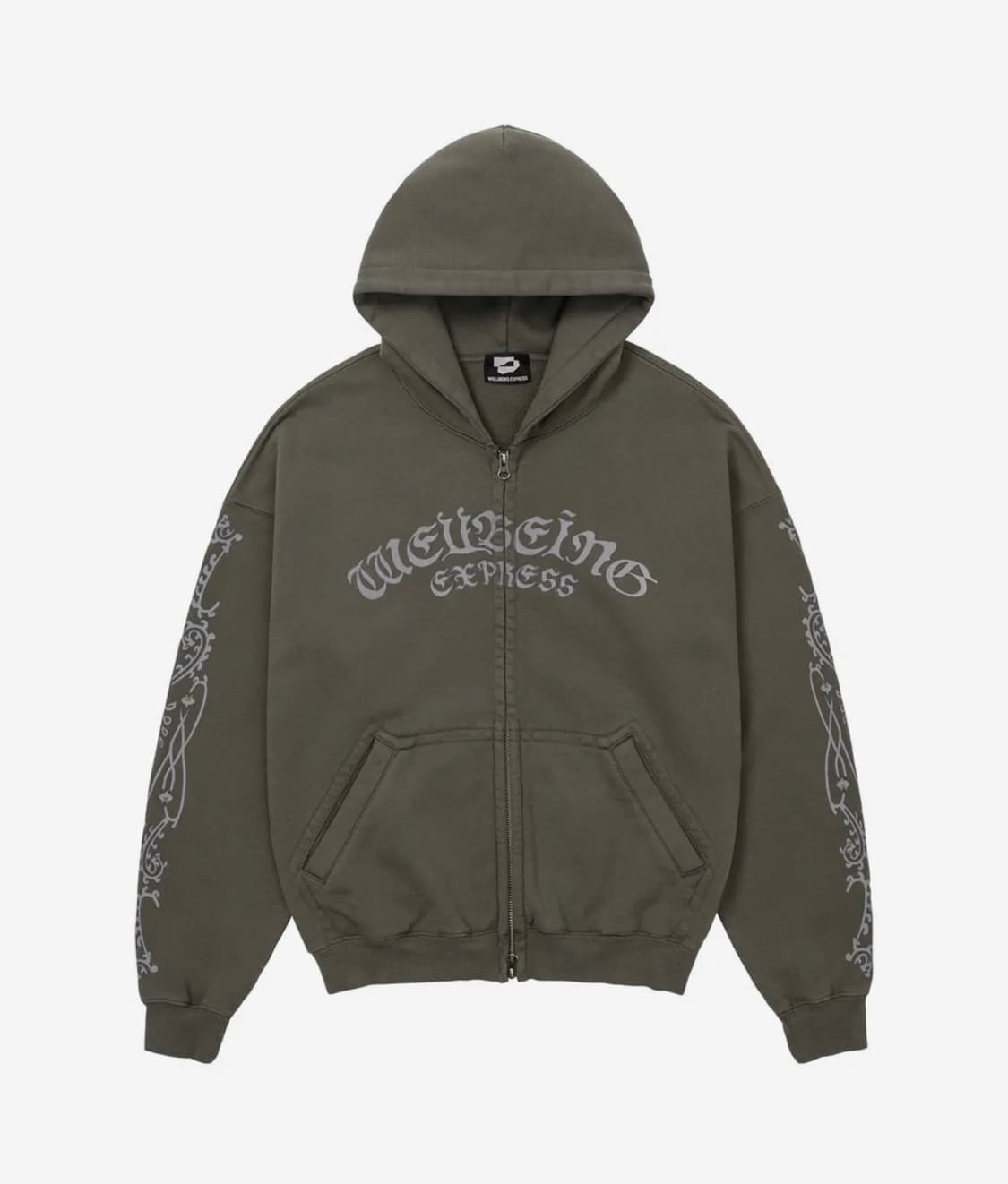 웰빙익스프레스 팬시후디 / 카키 / os 사이즈 상품이미지1