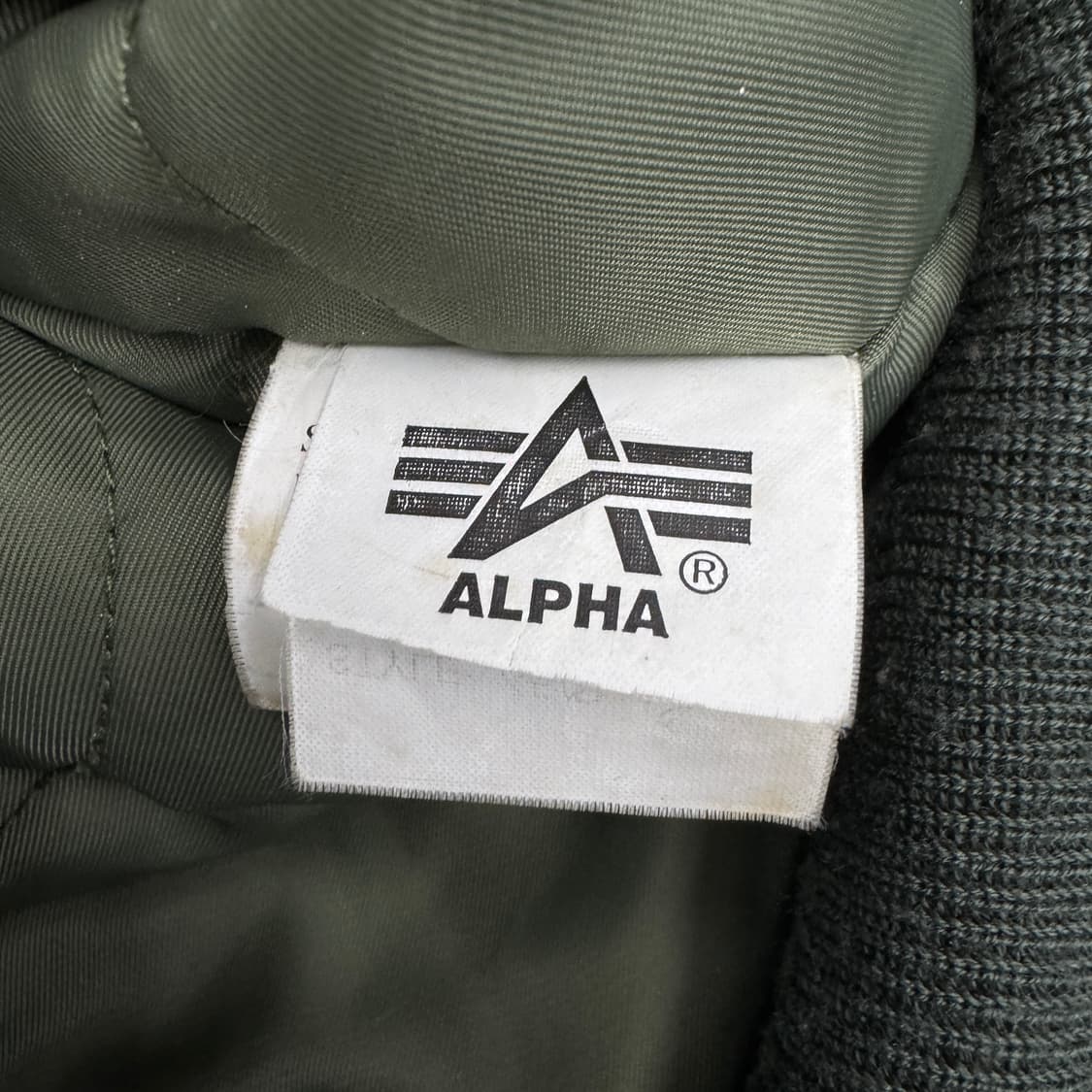 알파인더스트리 CWU 45P 카라 MA-1 카키 봄버 항공자켓 상품이미지6