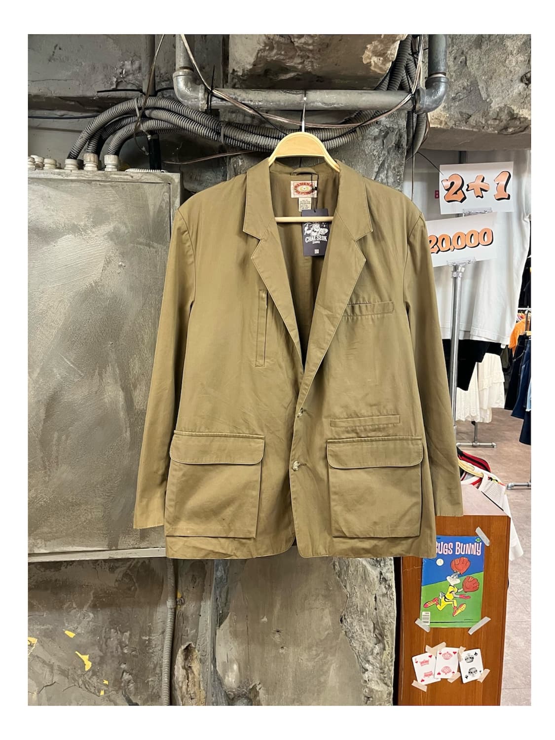 바나나 리퍼블릭 사파리 자켓 베이지 40 #csz3914 상품이미지1